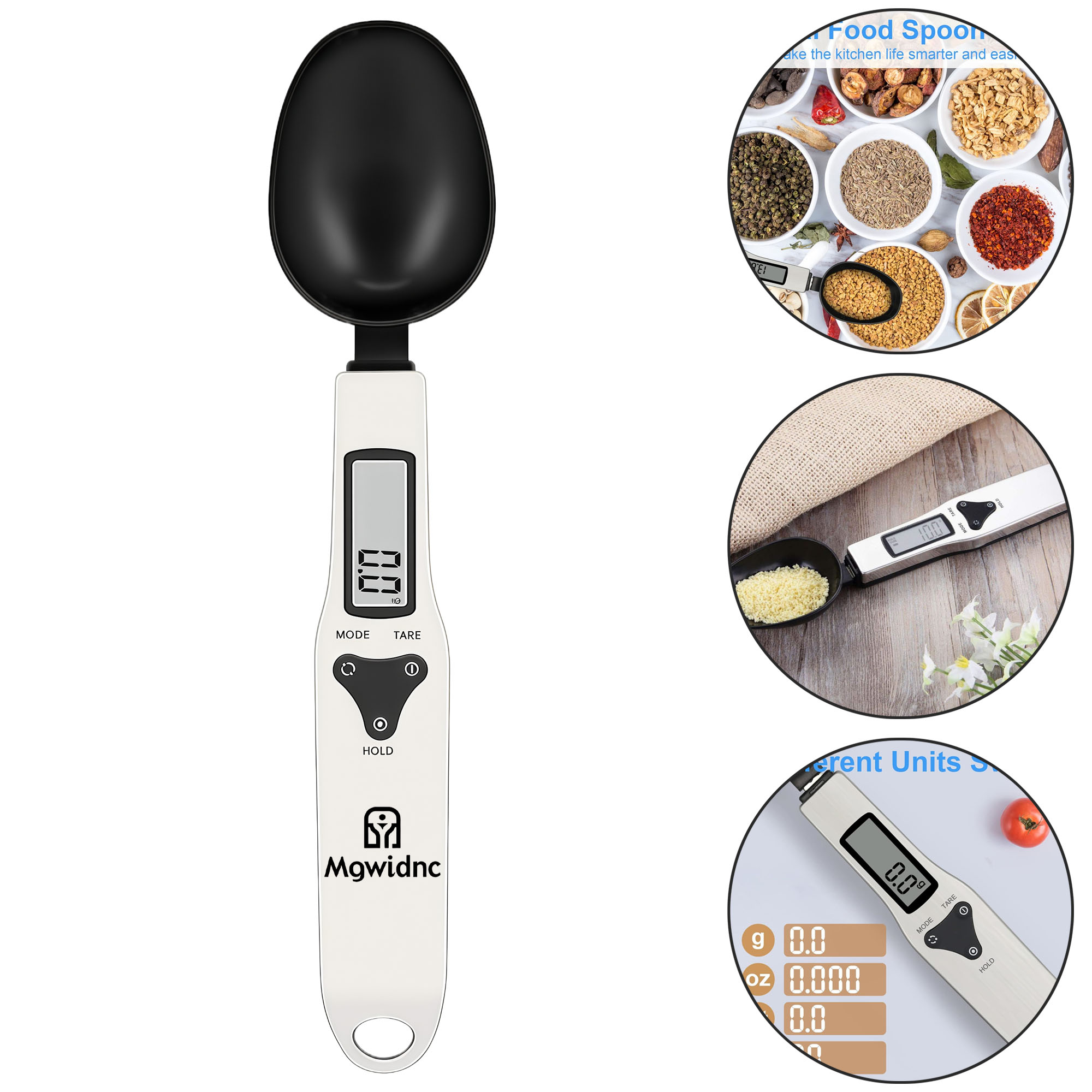 300g/0.01g Stainless Steel Electronic Spoon Scale