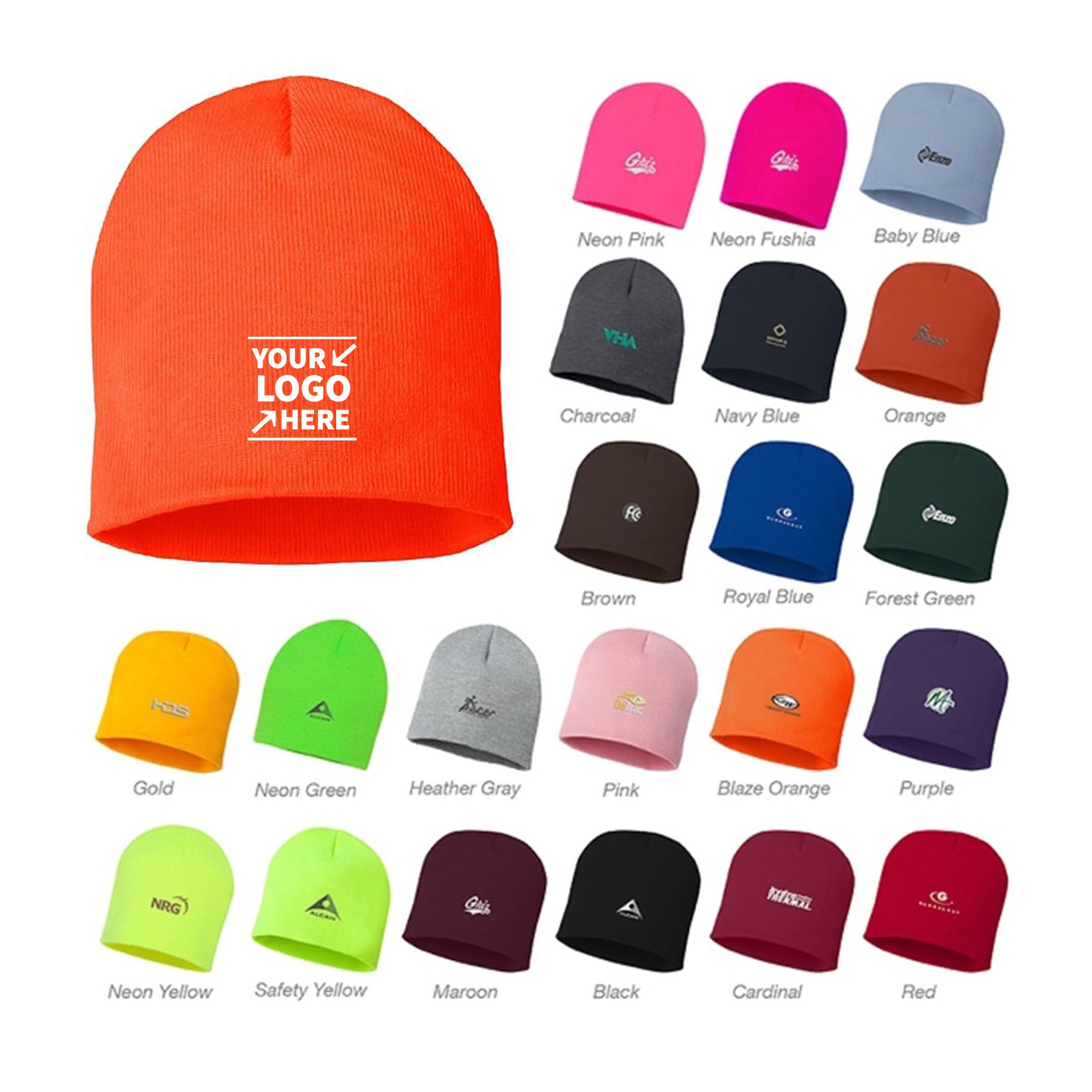 Sportsman 8" Knit Beanie