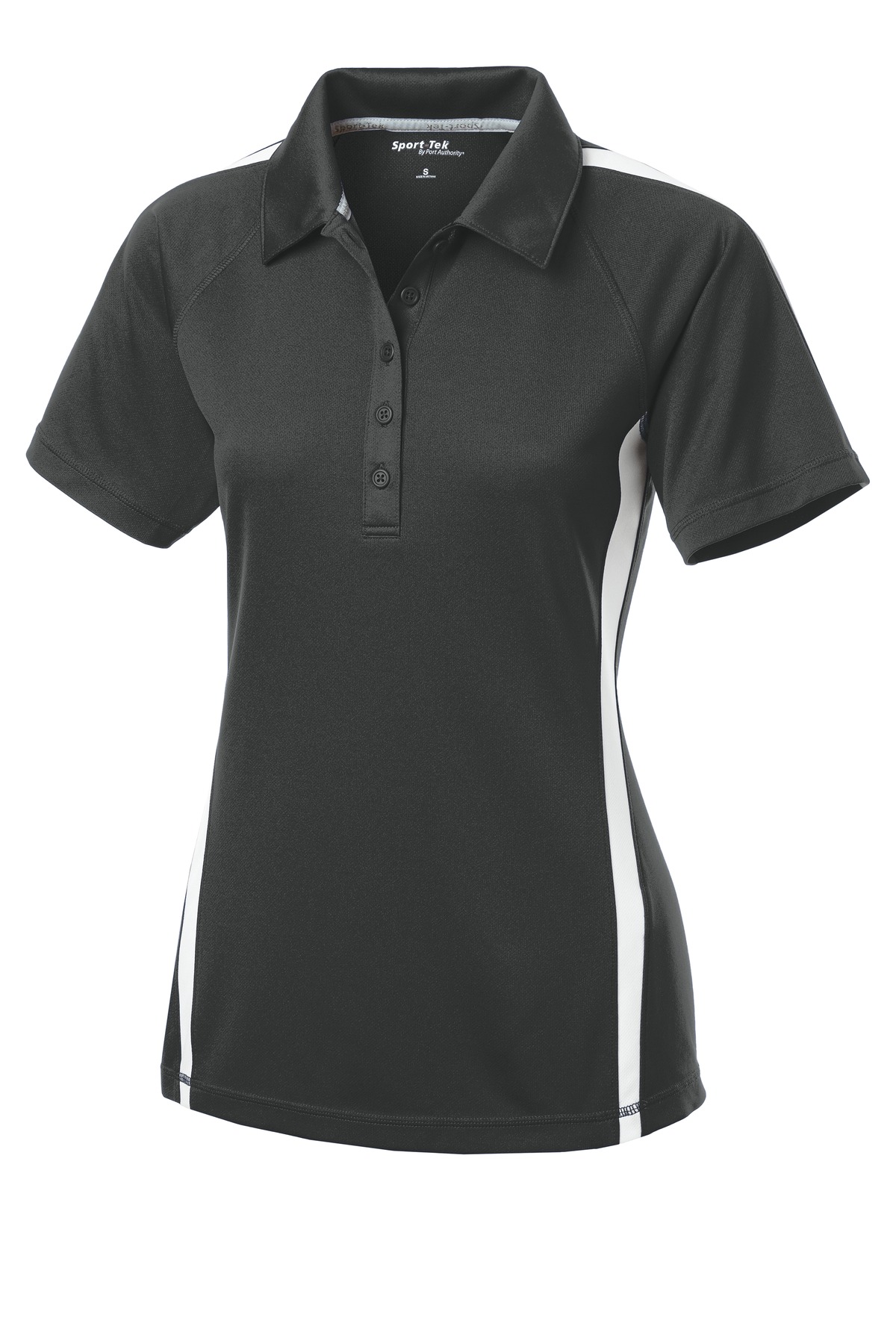 Sport-Tek Women's PosiCharge Micro-Mesh Colorblock Polo. LST685 7