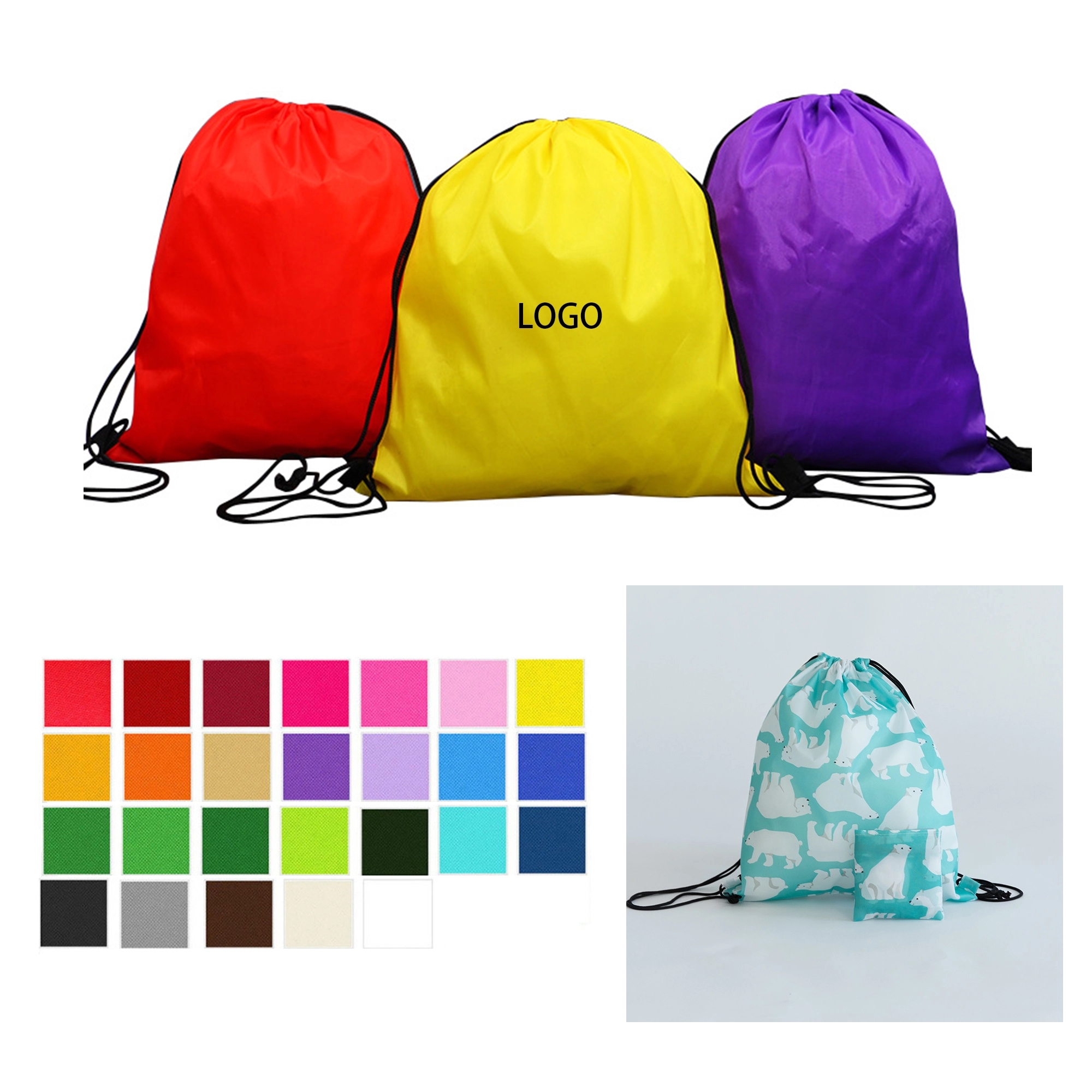 Drawstring Cinch Backpack 5