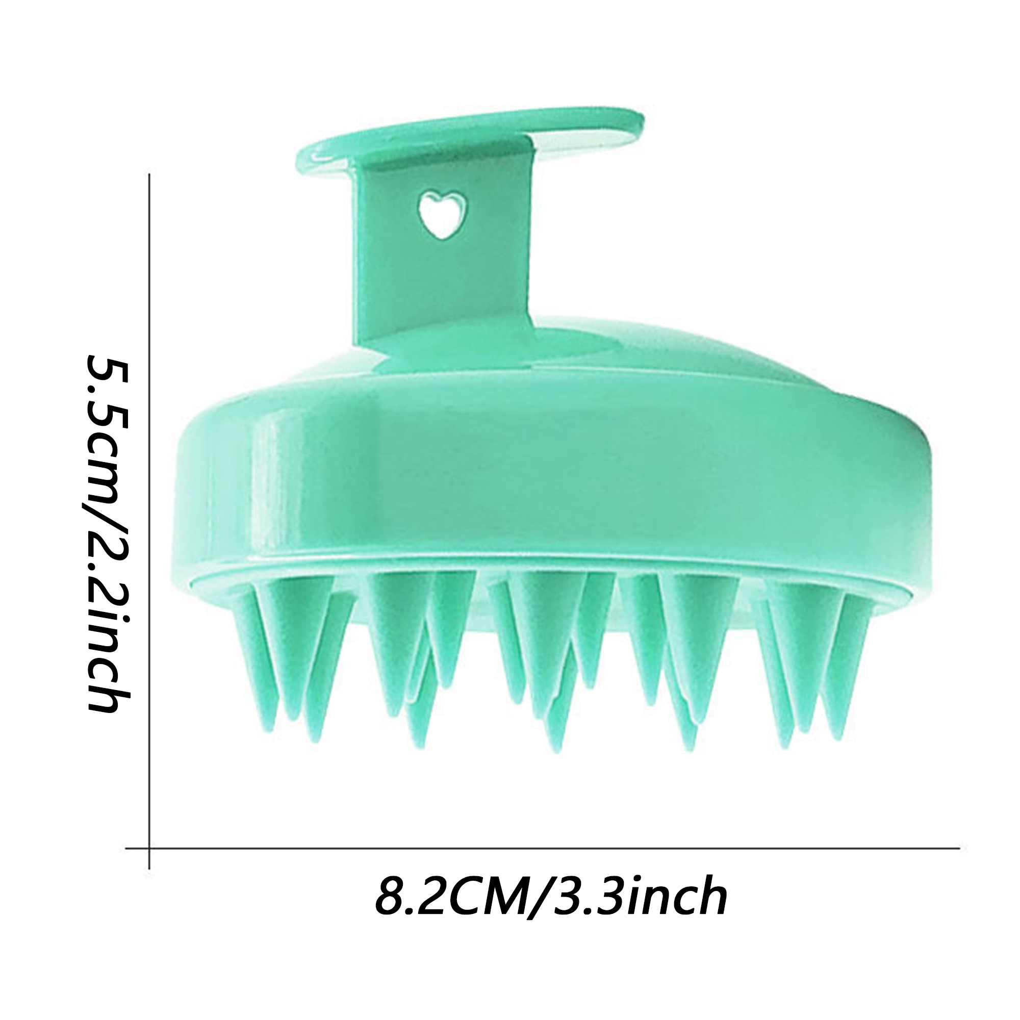 Hair Scalp Massager Silicone Hair Brush 4