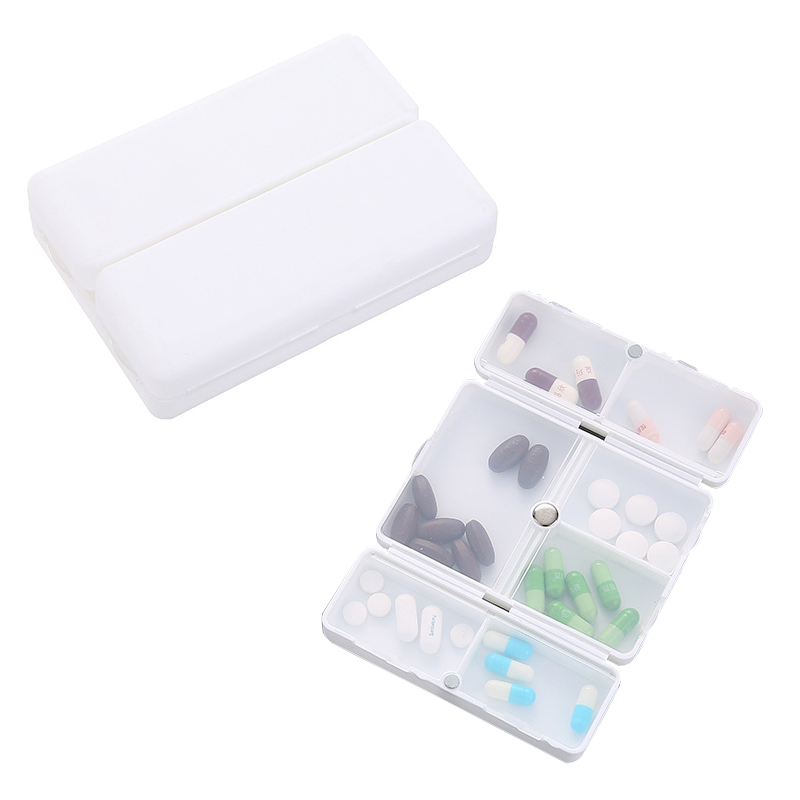 Detachable Weekly 7 Compartments Pill Box 2