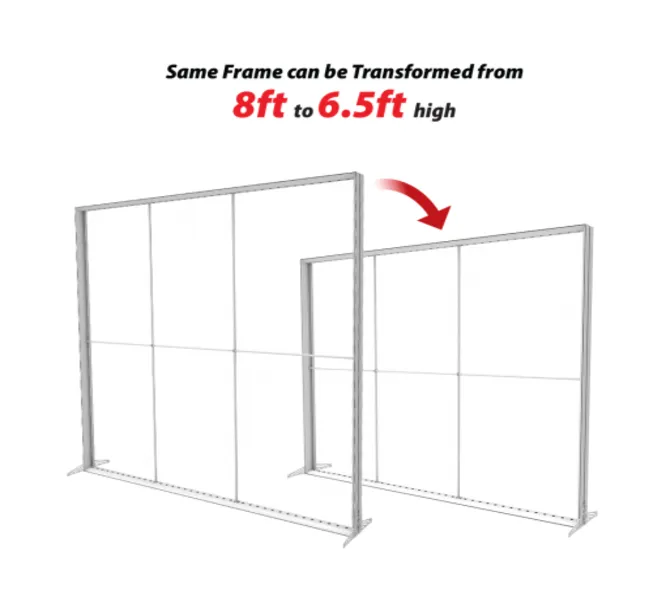 SEG Backlit Frame 8 ft Package 4