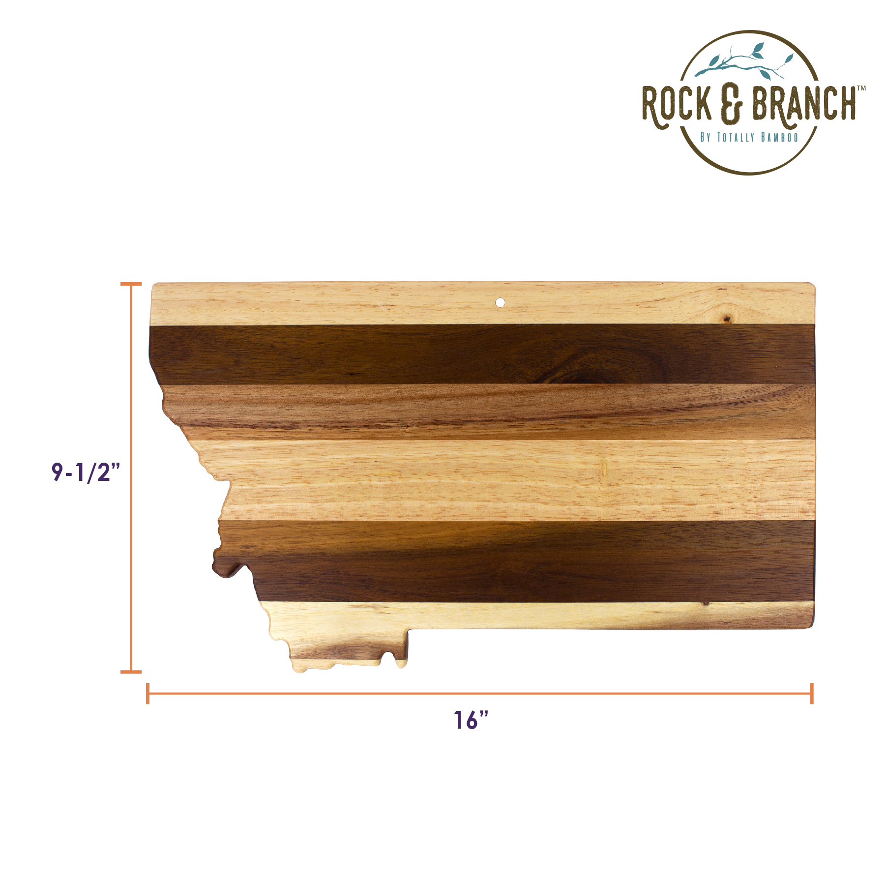 Rock & Branch® Shiplap Series Shiplap Montana Cutting & Serving Board 2