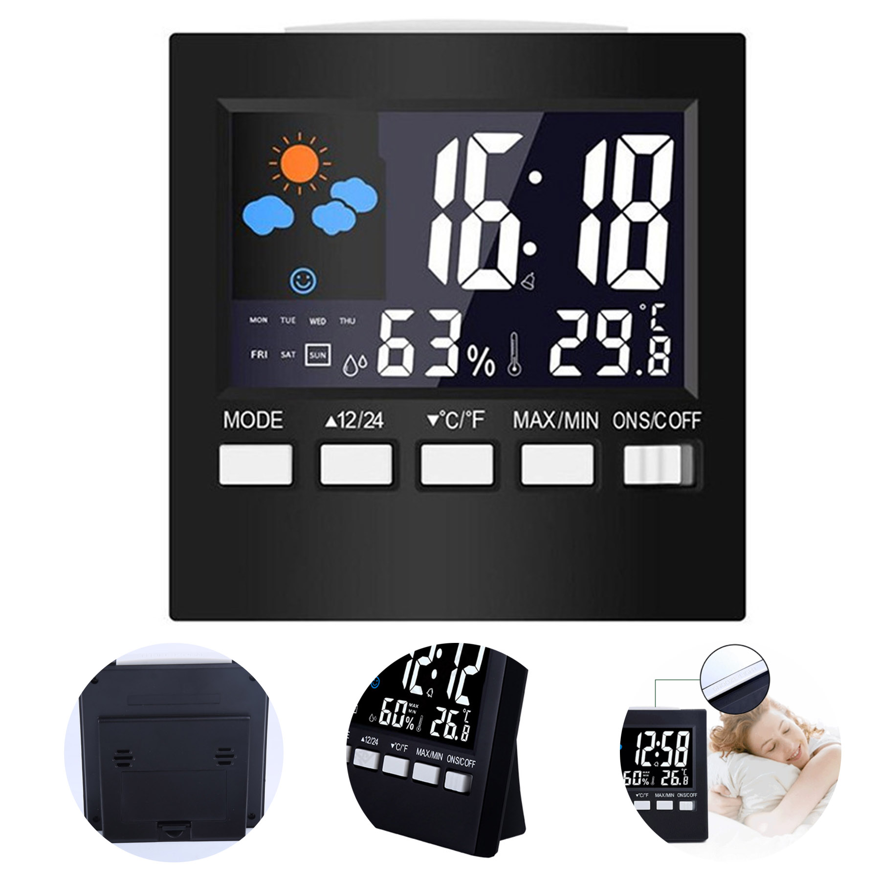 Multi-Function Alarm Clock 1