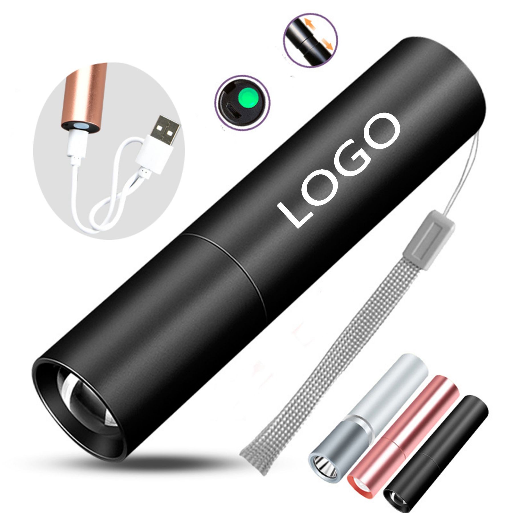 Rechargeable Mini LED Flashlights 1