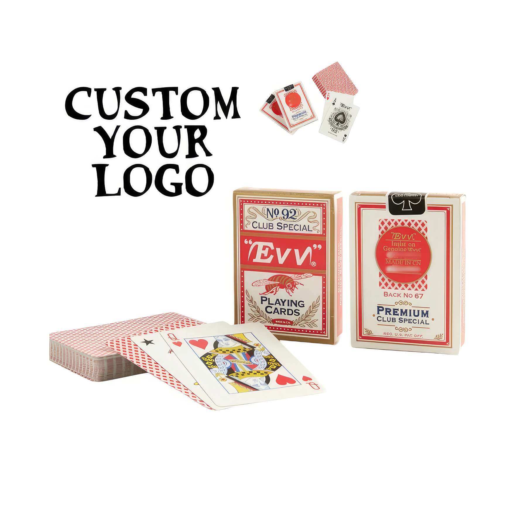 Custom Paper Poker Playing Cards For All Ages 2