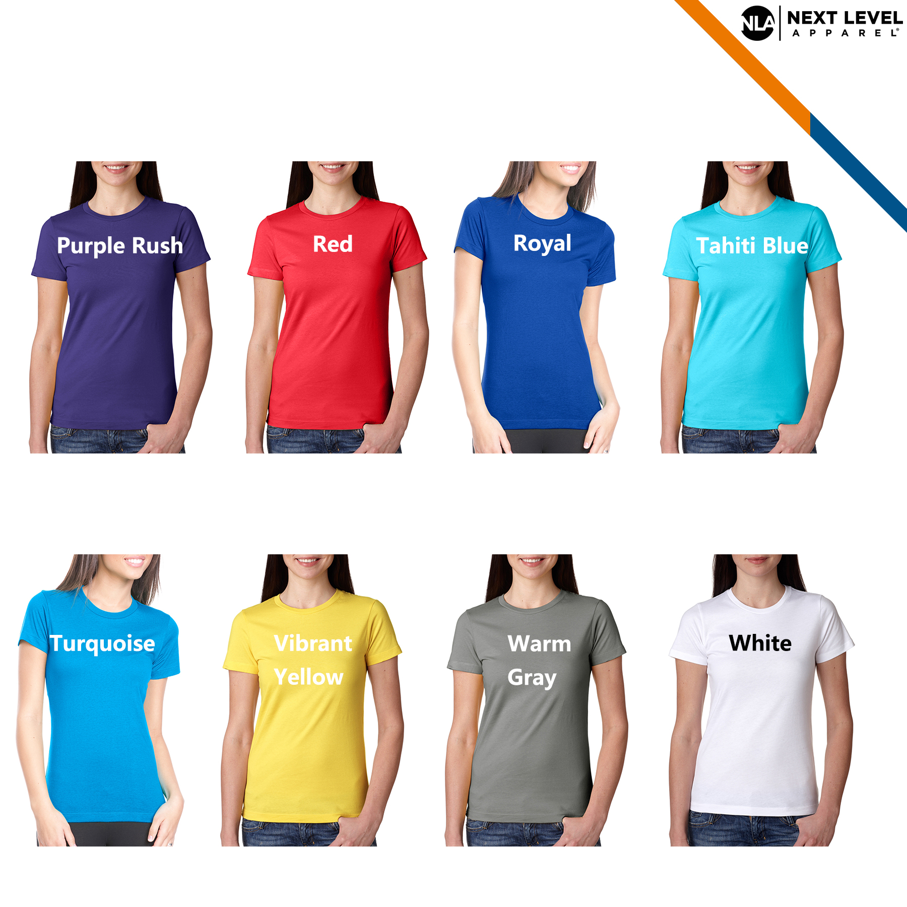 Next Level® 4.3 oz 100% Combed Cotton Jersey Ladies T-shirts 7