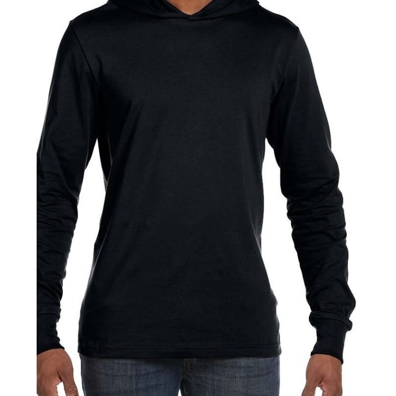 Bella Unisex Jersey Long-Sleeve Hoodie 8