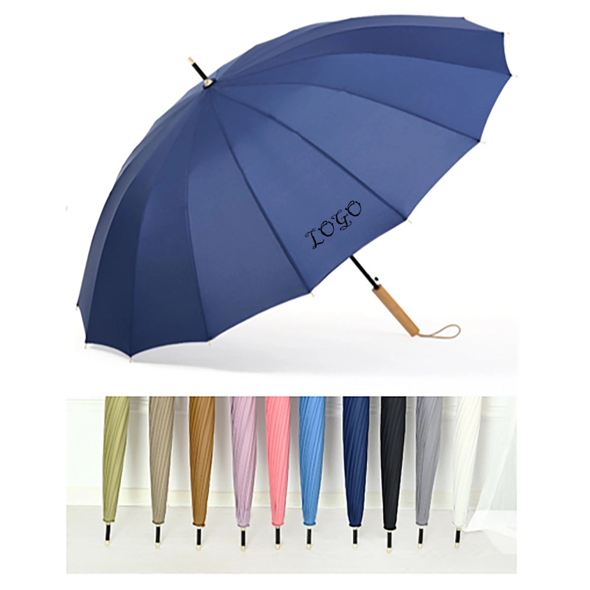 Windproof Auto Open Umbrella For Rain 2