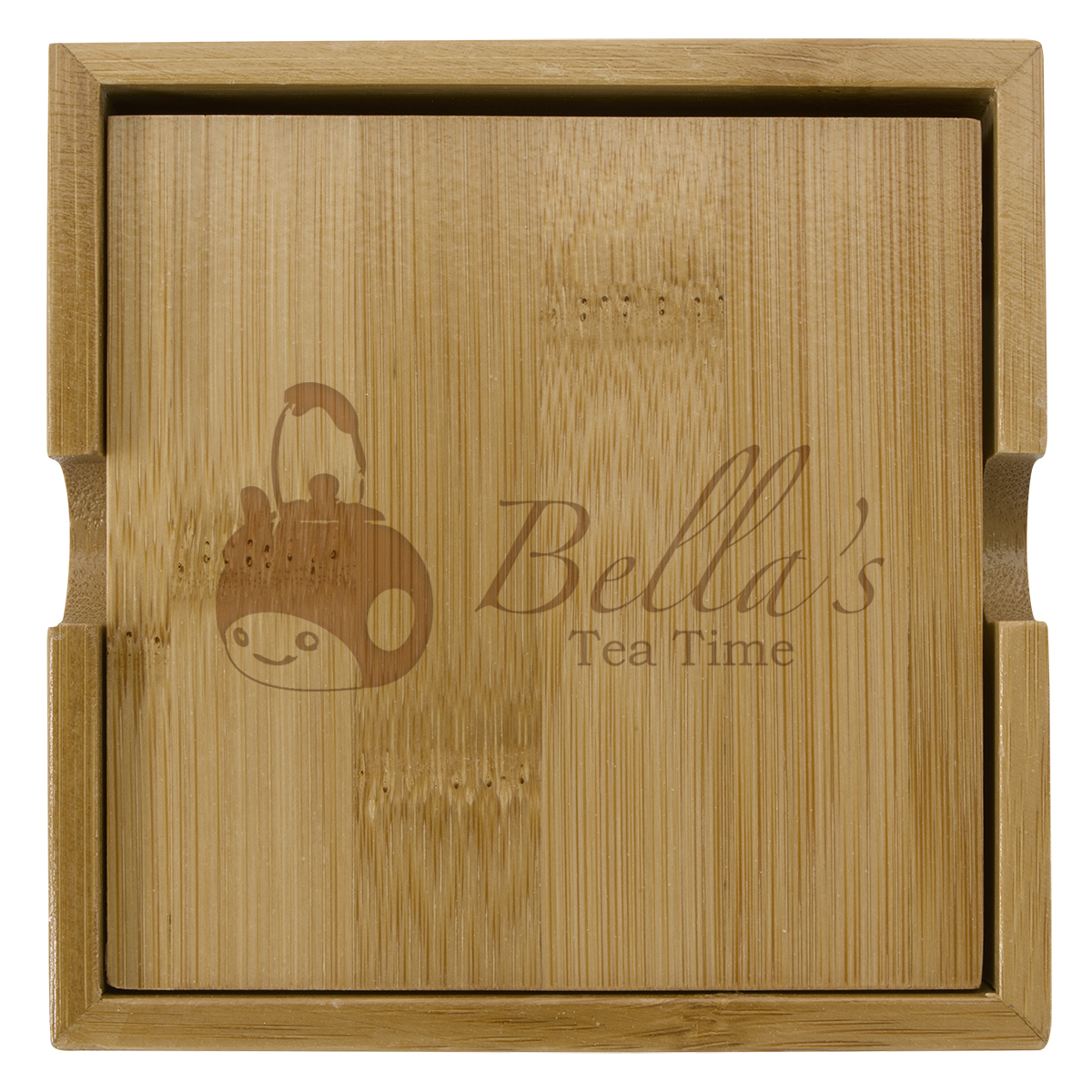 Bamboo Coaster Set 2