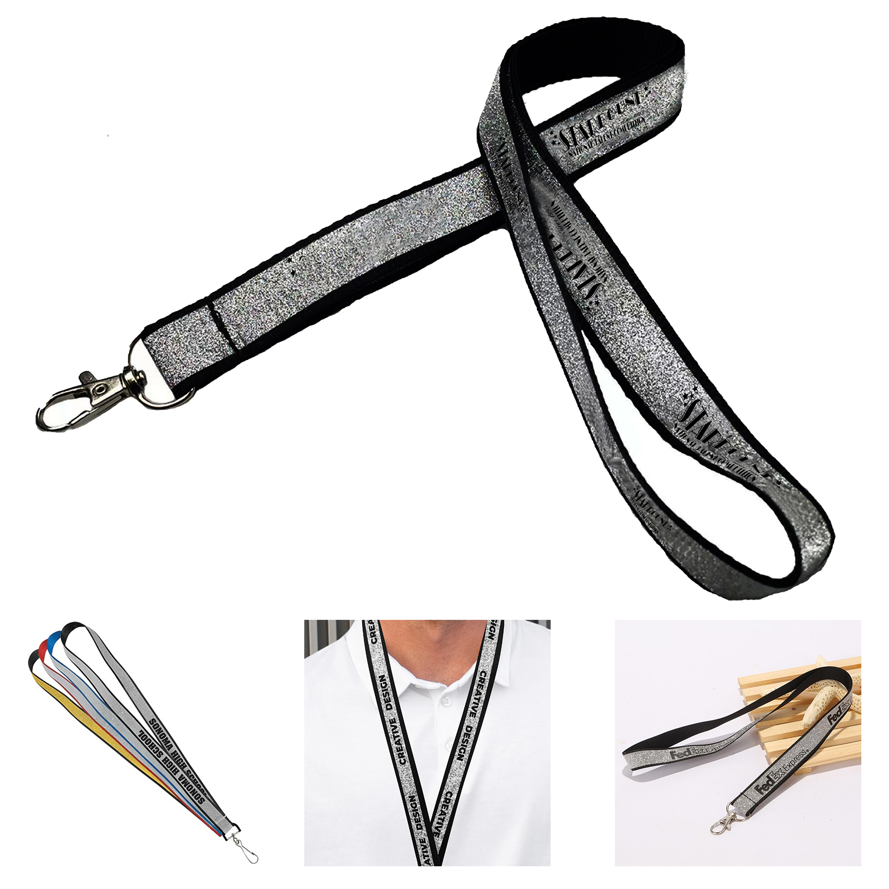 Glitter Lanyards