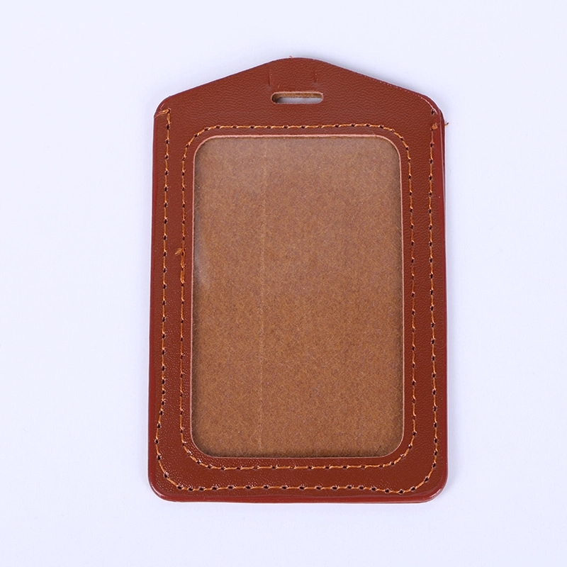 PU Leather ID Badge Holder 3