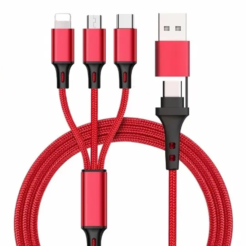TriCharge Pro 3-in-1 Braided Fast Cable 5