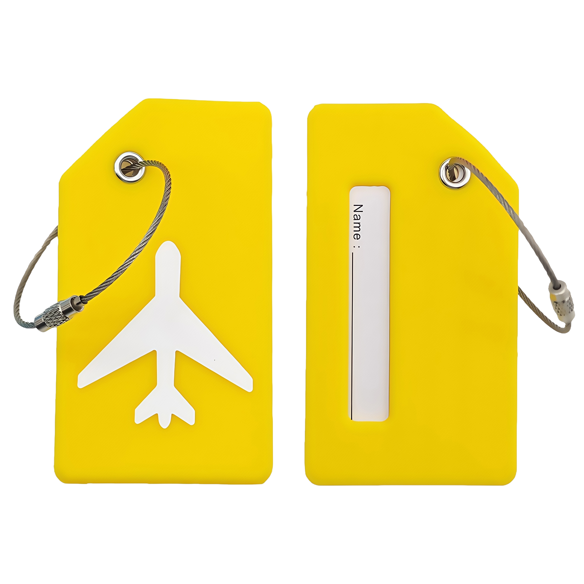 Durable Silicone Luggage Tag with Card Slot 12