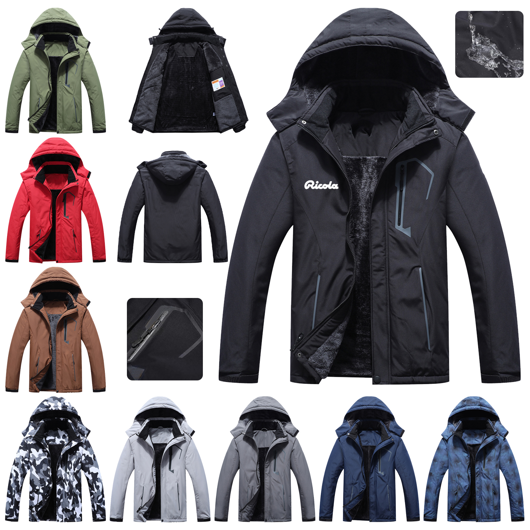 Men's Waterproof Ski Jacket 1
