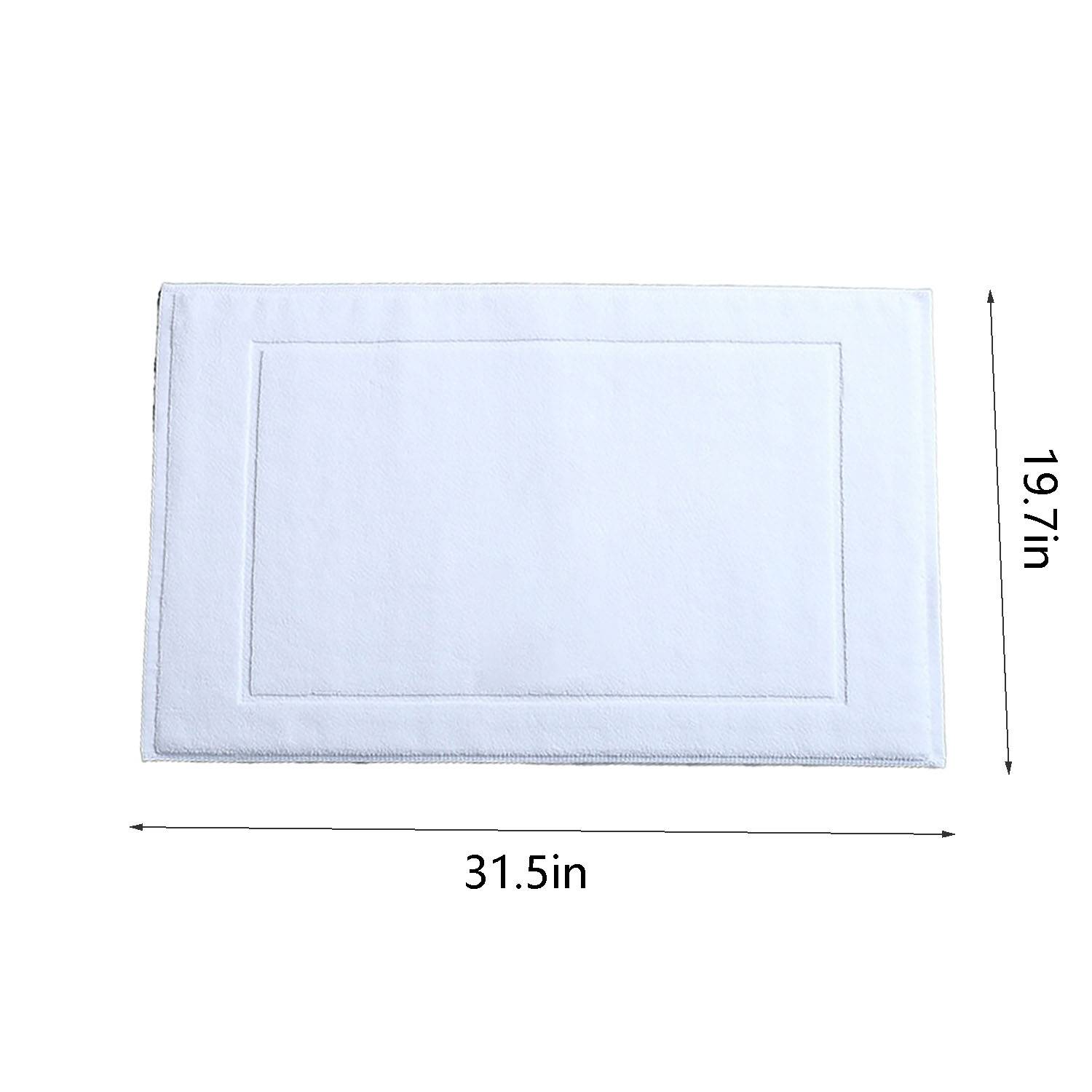 Non-Slip Cotton Bathroom Floor Mat 9