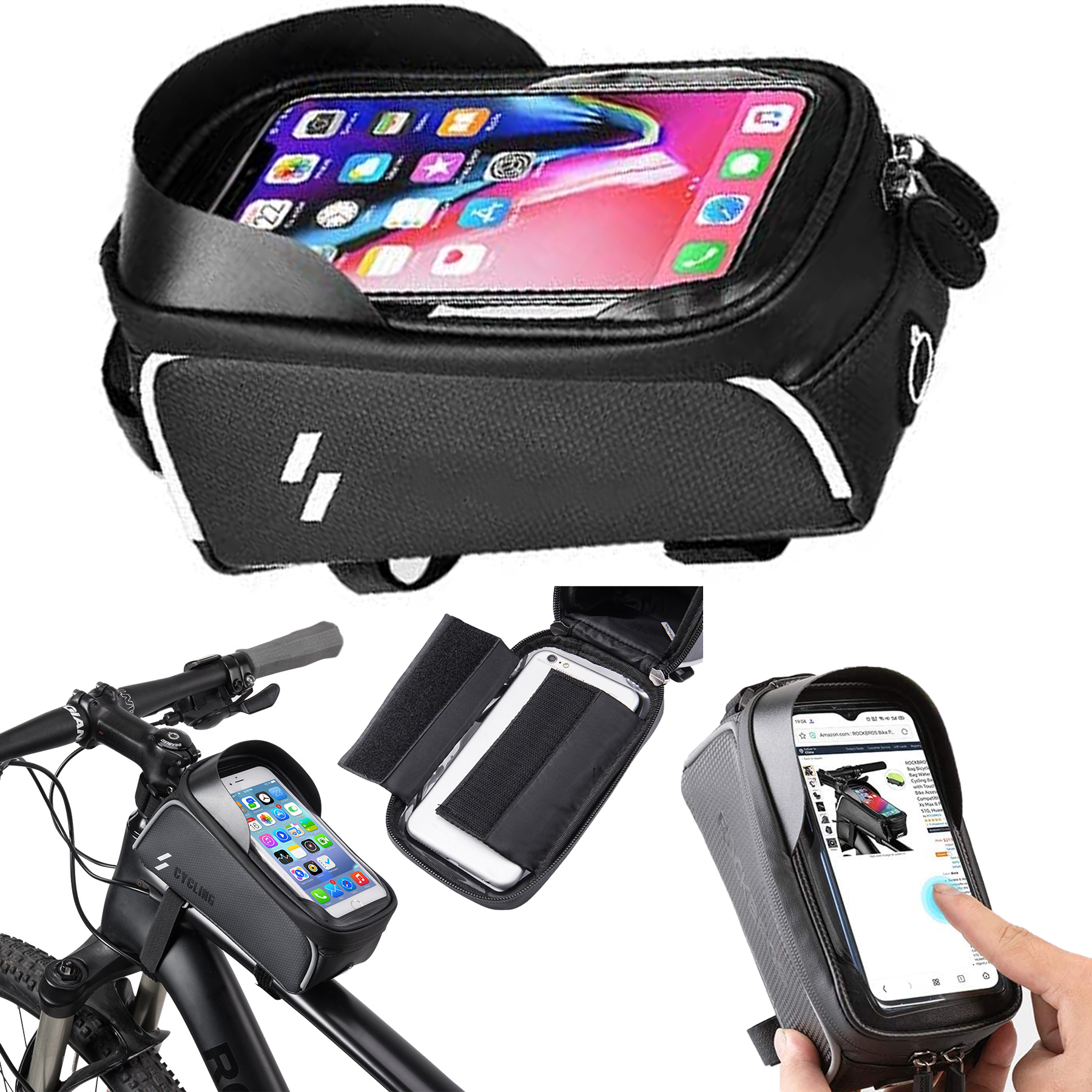 Bike Phone Front Frame Bag 2
