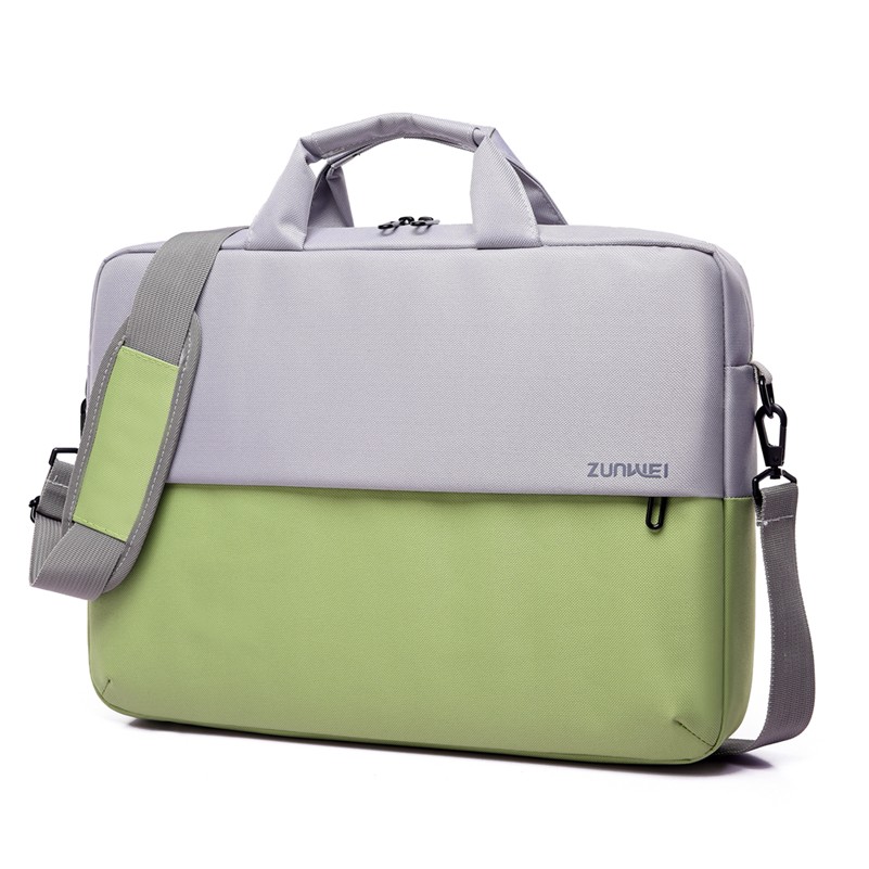 Two Color Mixing Laptop Shoulder Bag For 13-13.3 Mac Book Pro/Air,14 Inch Hp Dell Notebook 3