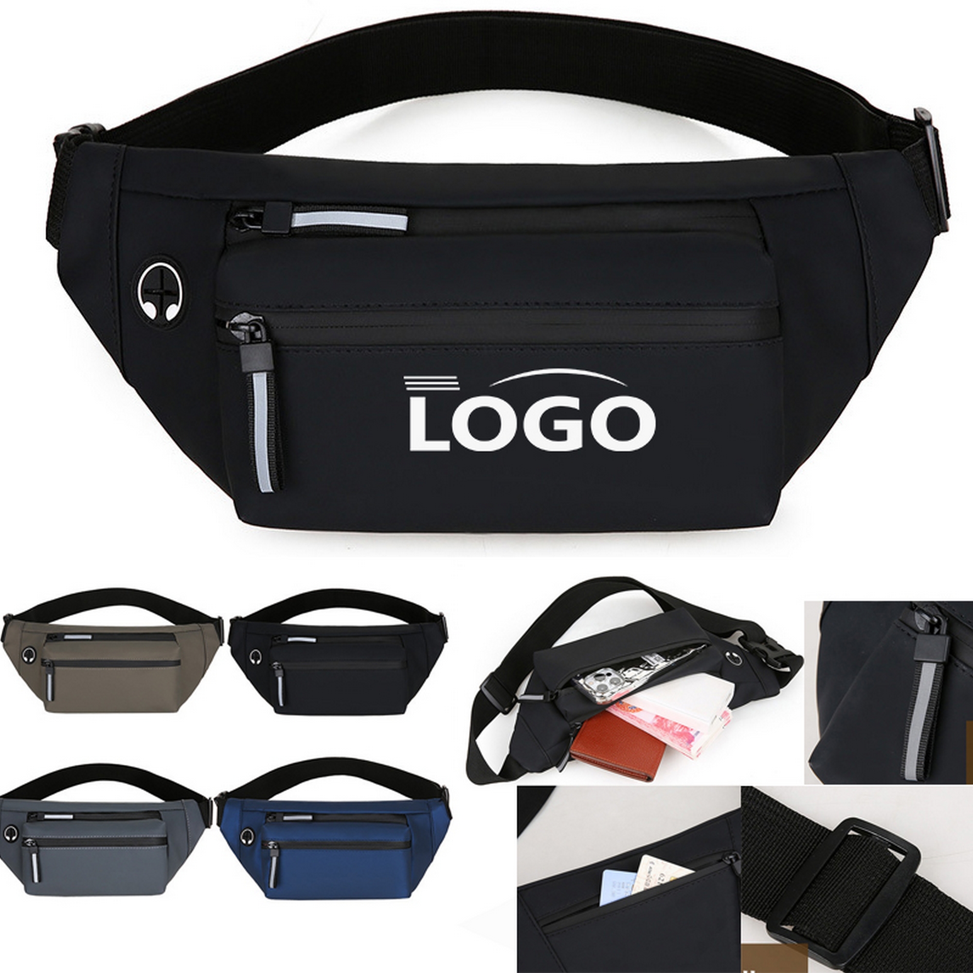 Outdoor Sports Cycling Men'S Crossbody Waist Bag 5