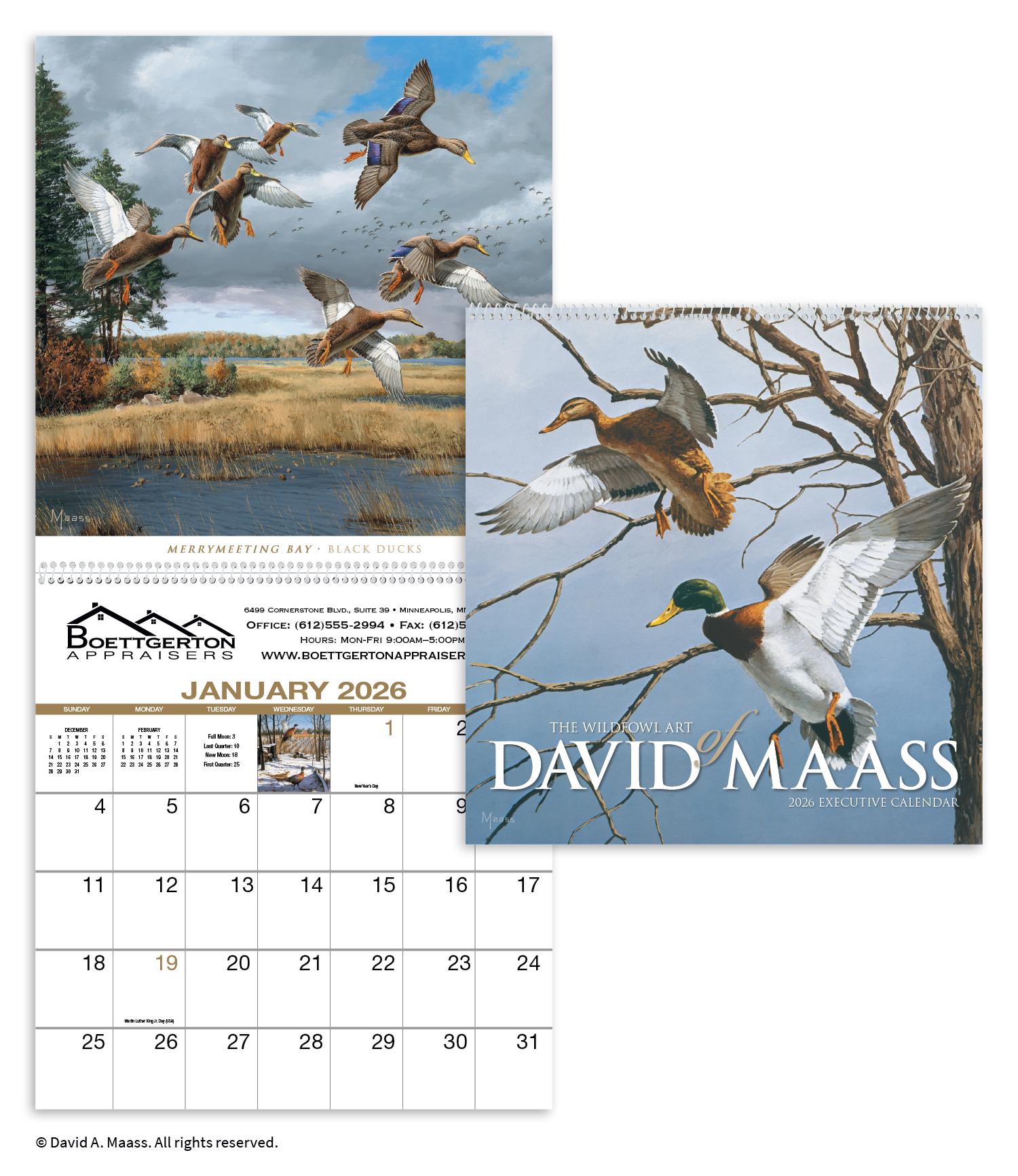 HotLine® Products David Maass Executive Calendar 1