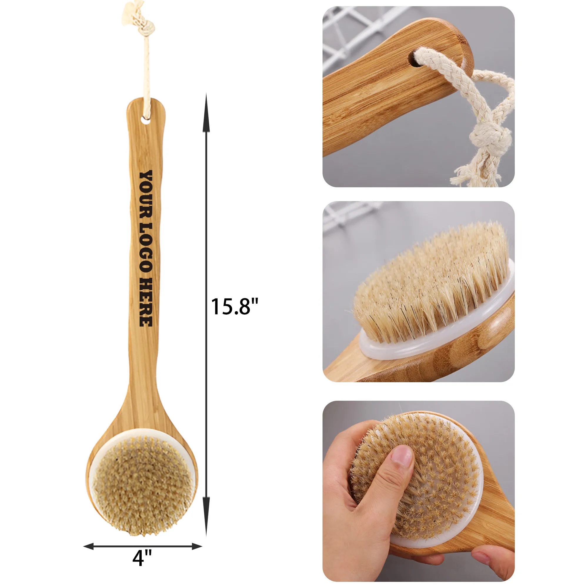 Long Handle Bath Brush 2