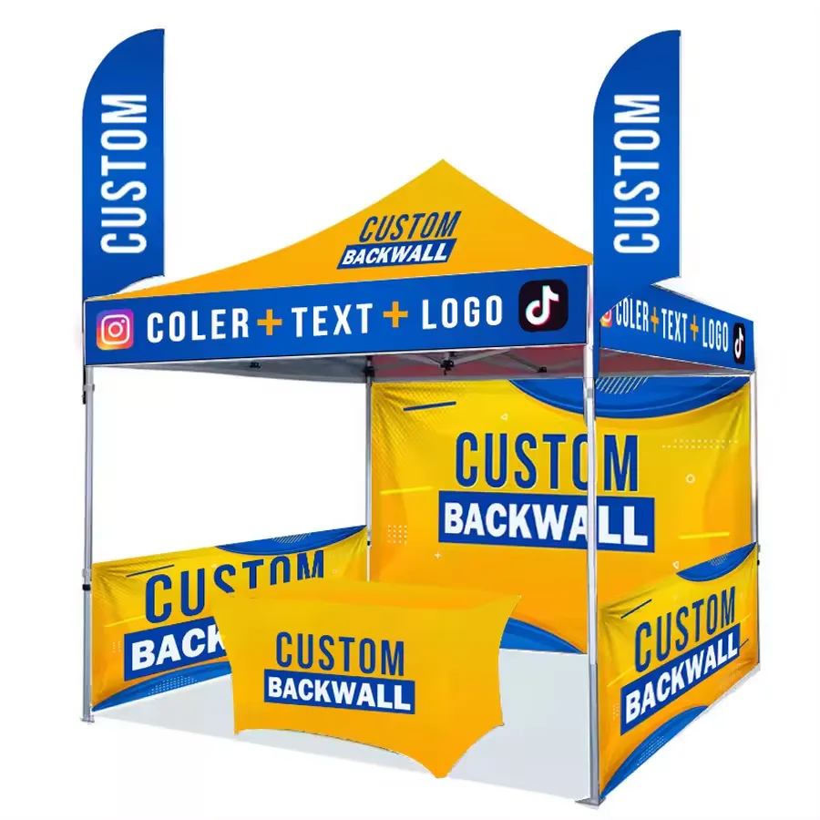 10ft x 10ft Custom Canopy Tent 5