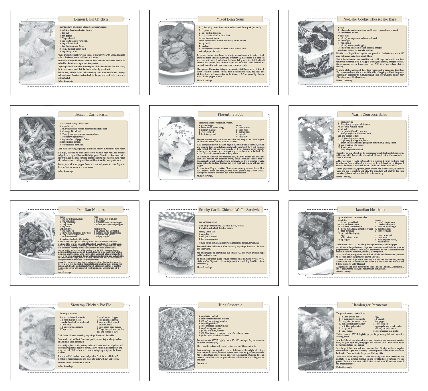 Triumph® Calendars Recipe Pocket Calendar 24