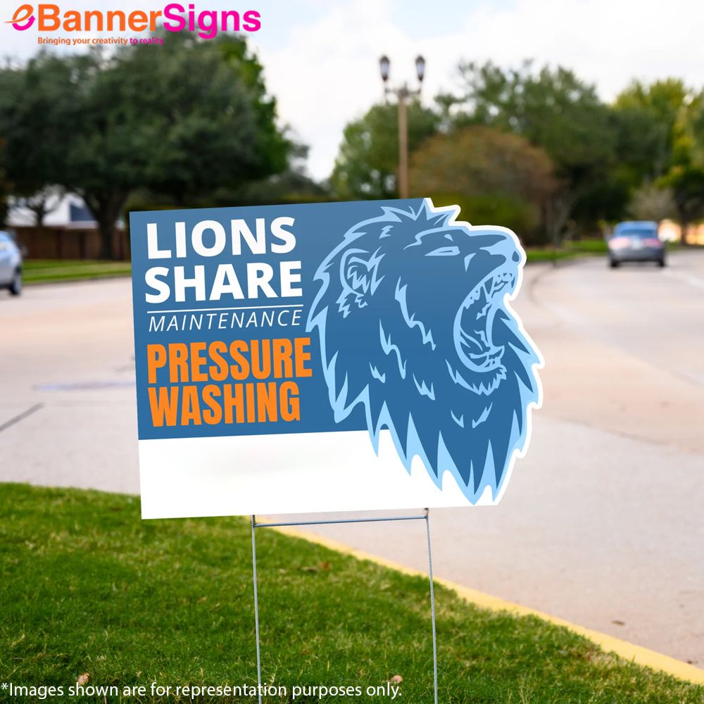 Die-Cut Yard Signs 2