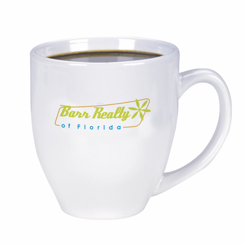 Shiny Bistro Mug - 15 oz. (white) 3