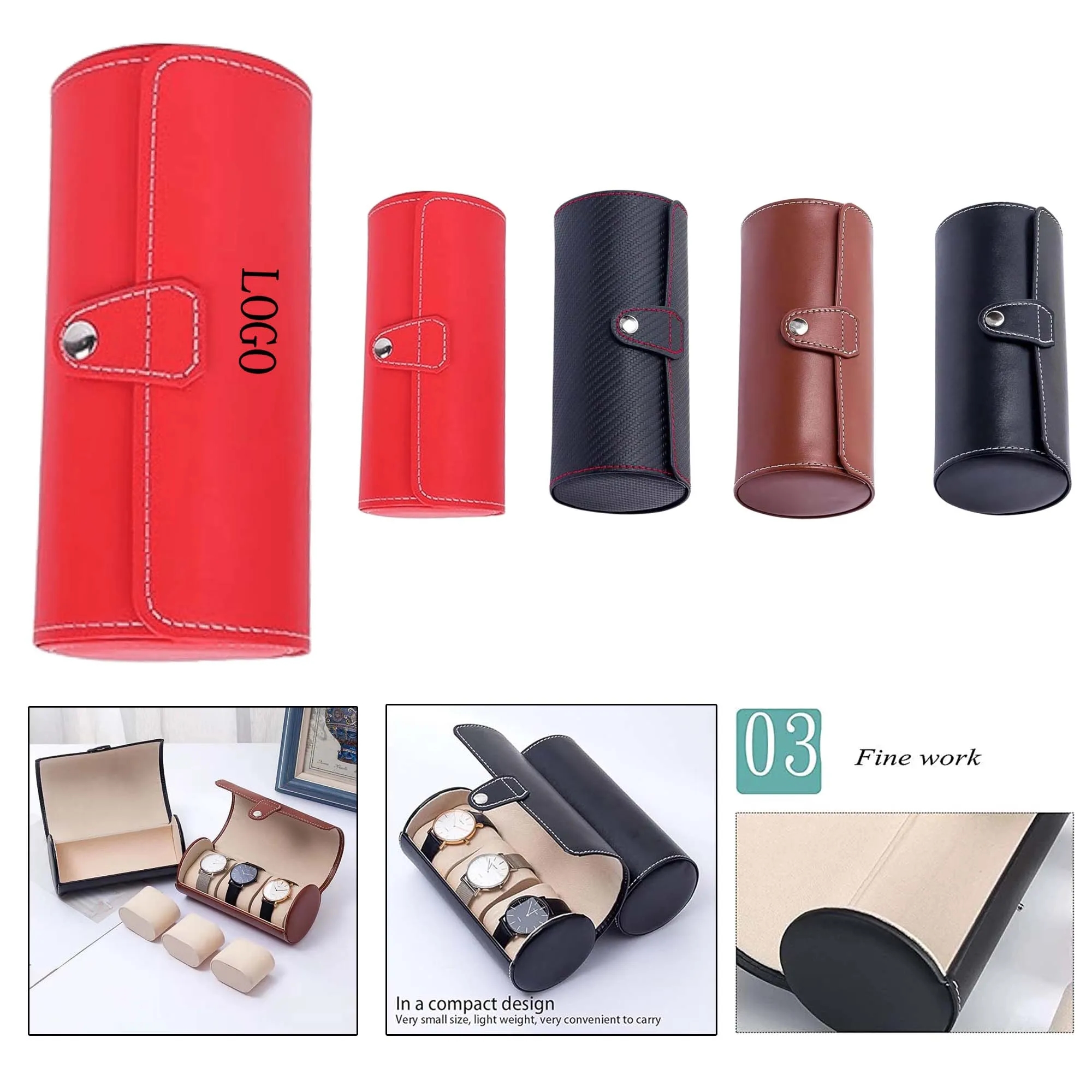 Leather Watch Storage Gift Box 5
