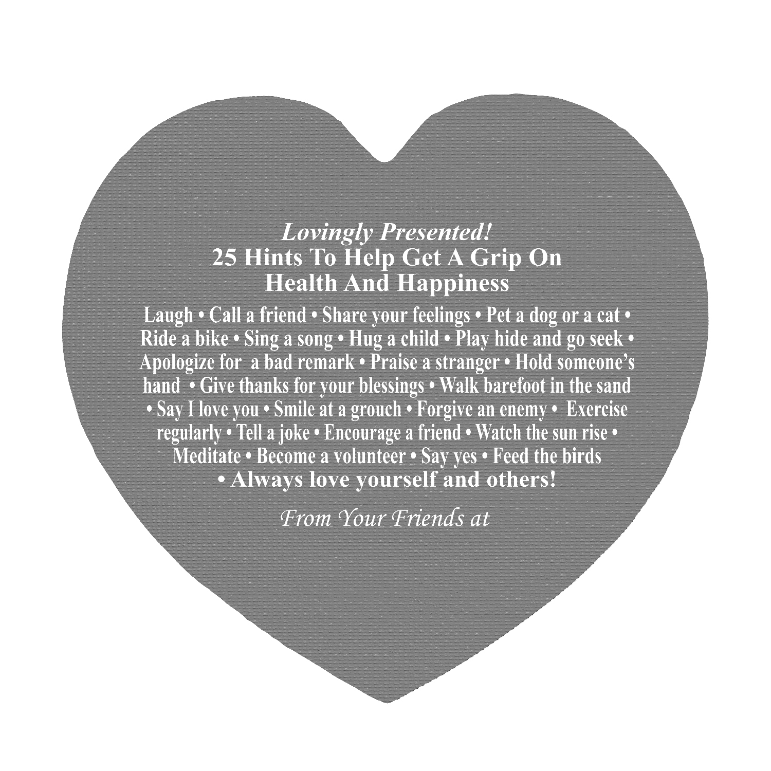 Health & Happiness Heart Jar Opener 10