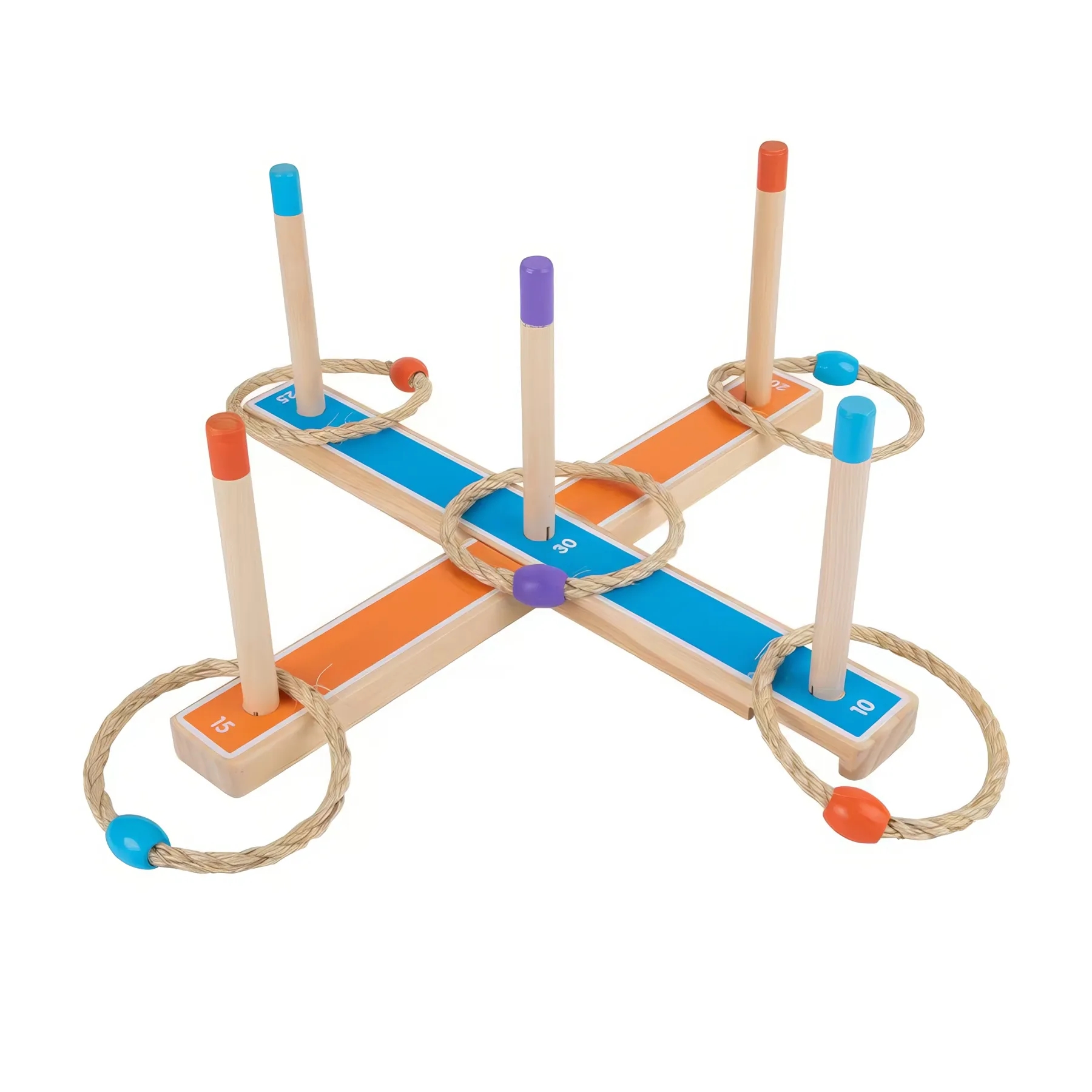 Wooden Ring Tossing for Kids 6