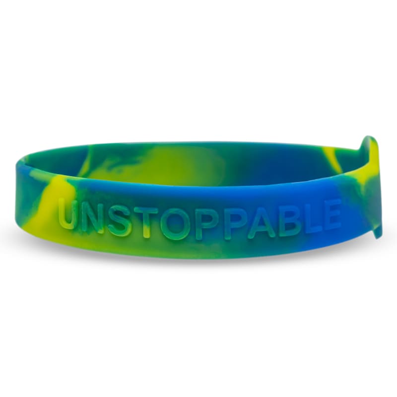 1/2 Inch Embossed Figured Wristbands 4