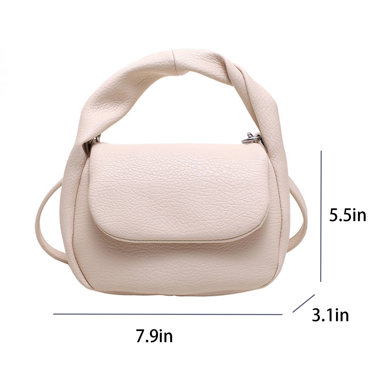 PU Leather Crossbody Bag Simple Style Customized for Women 5