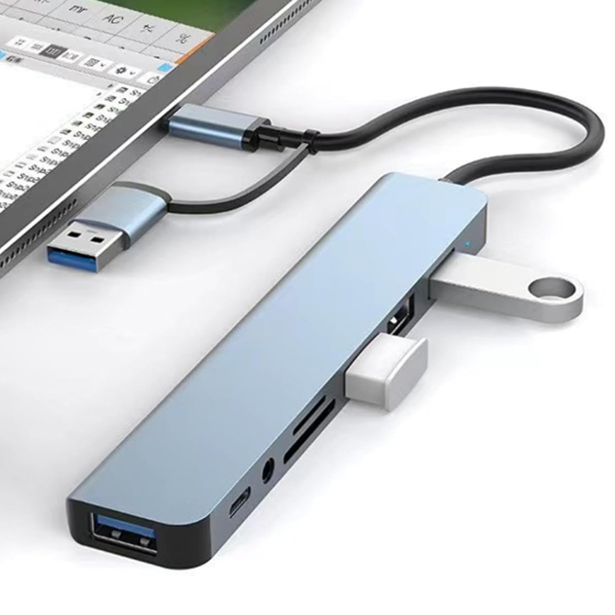 USB-C Hub Multiport Adapter 6