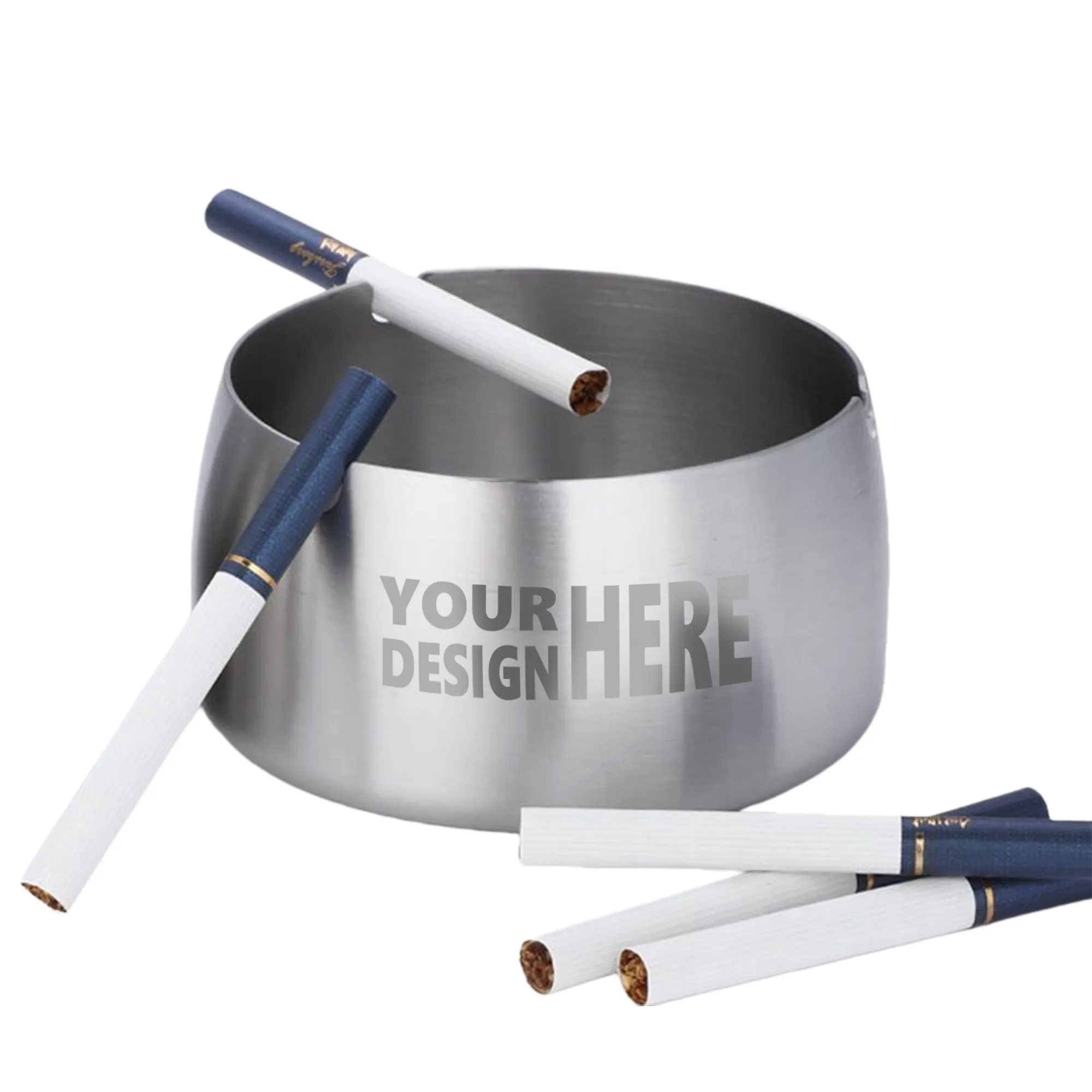 Stainless Steel Windproof Ashtray 9