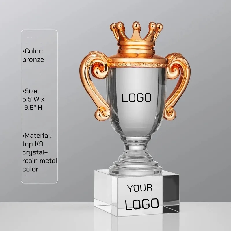 Crown Crystal Cup Trophy Award BULK 2