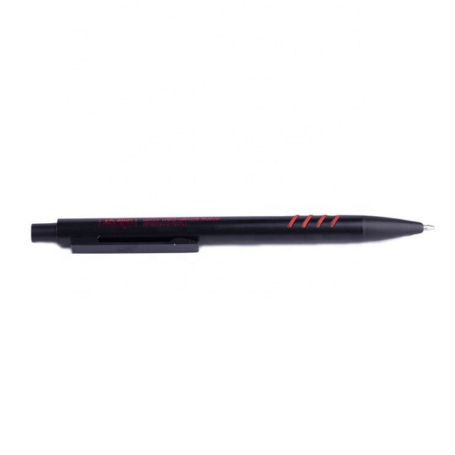 Black Matte Metal Body Click Ballpoint Pen 6
