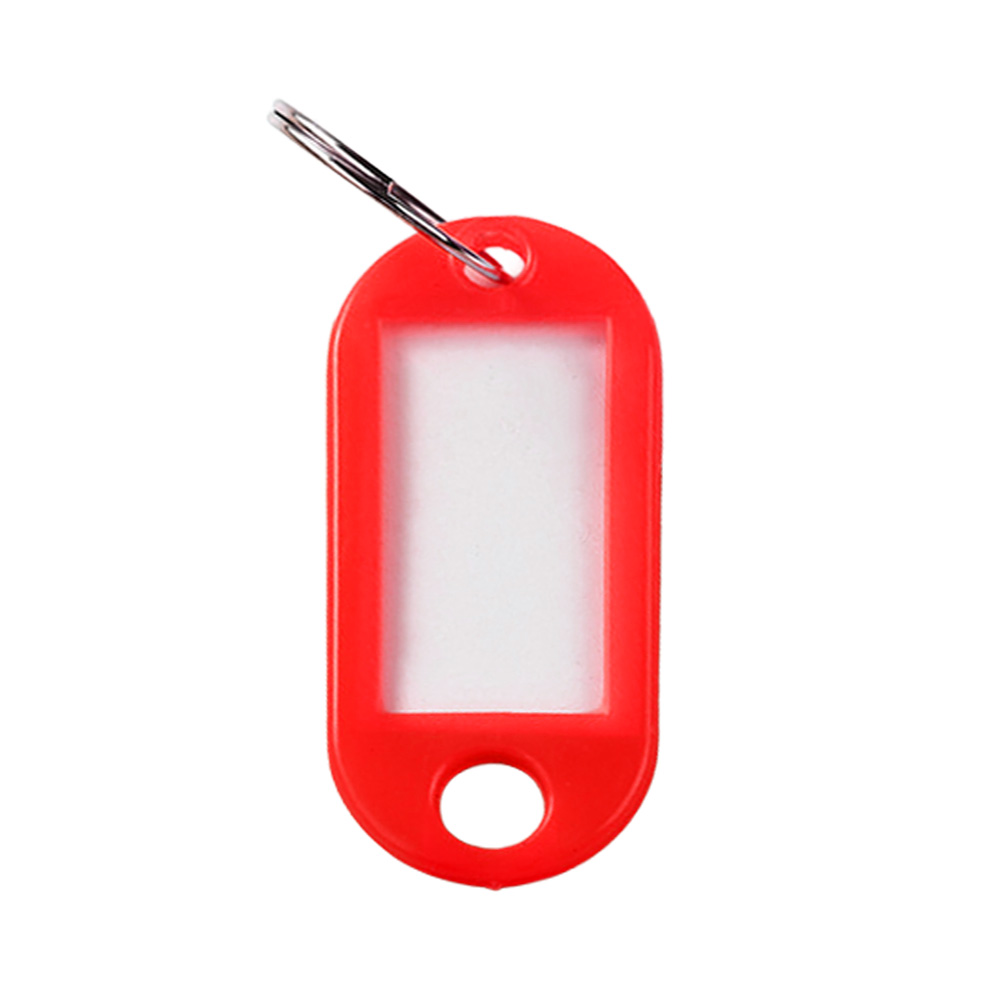 Plastic Key Tags With Label Window 16