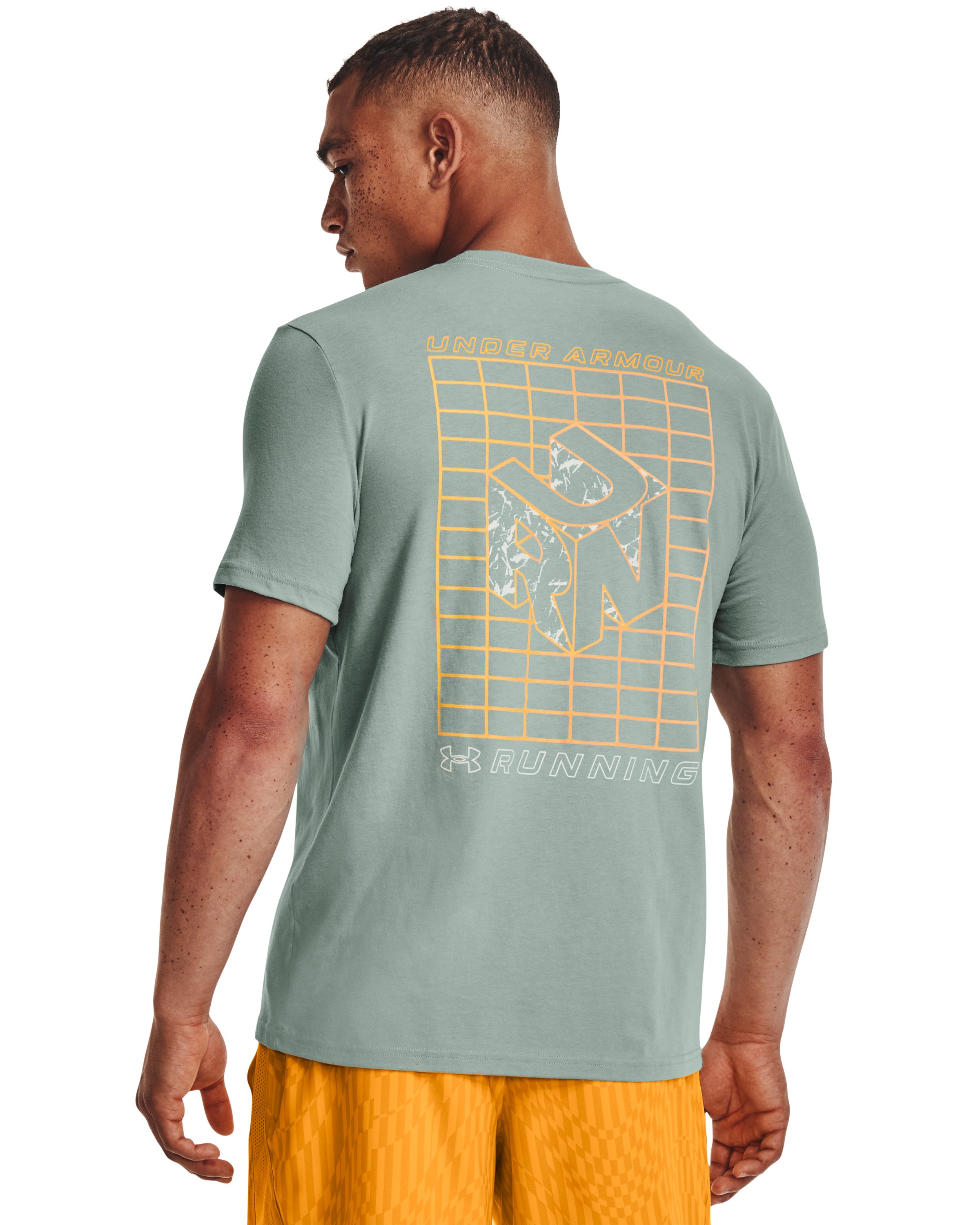 UA Run Gradient Grid Men's Short Sleeve 6