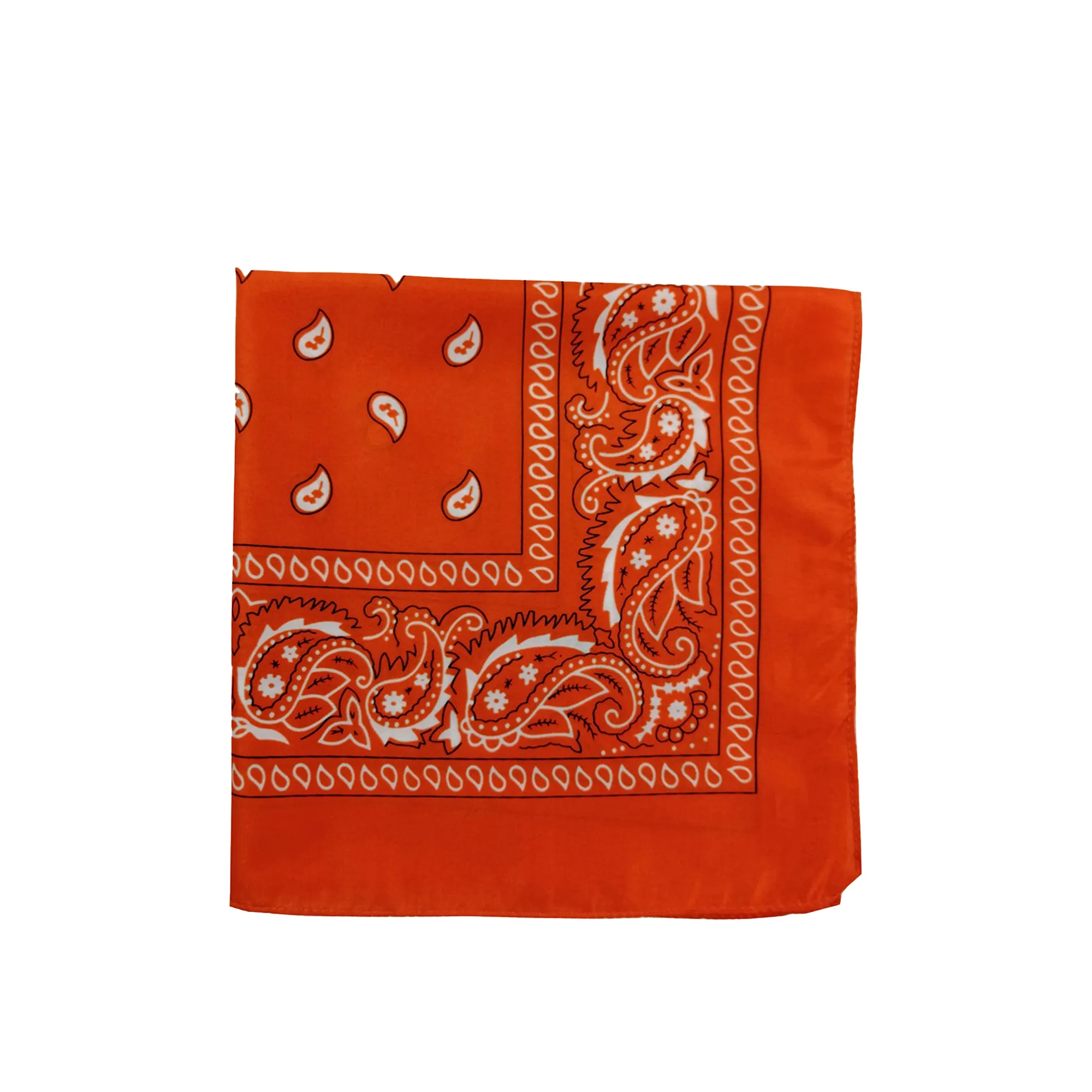 Cotton Paisley Square Scarf 12