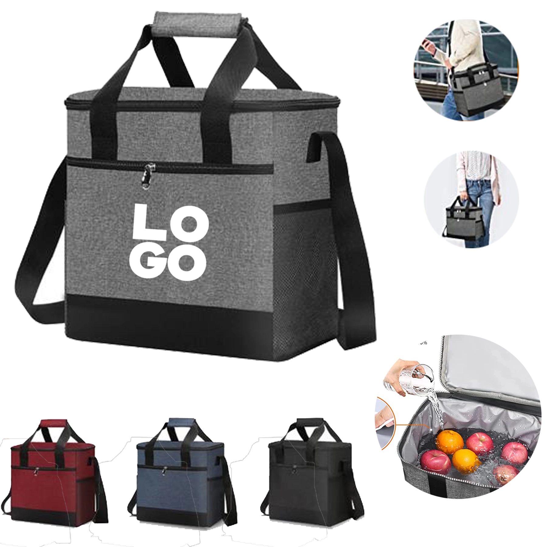 15L Insulated Work Lunch Bag 2