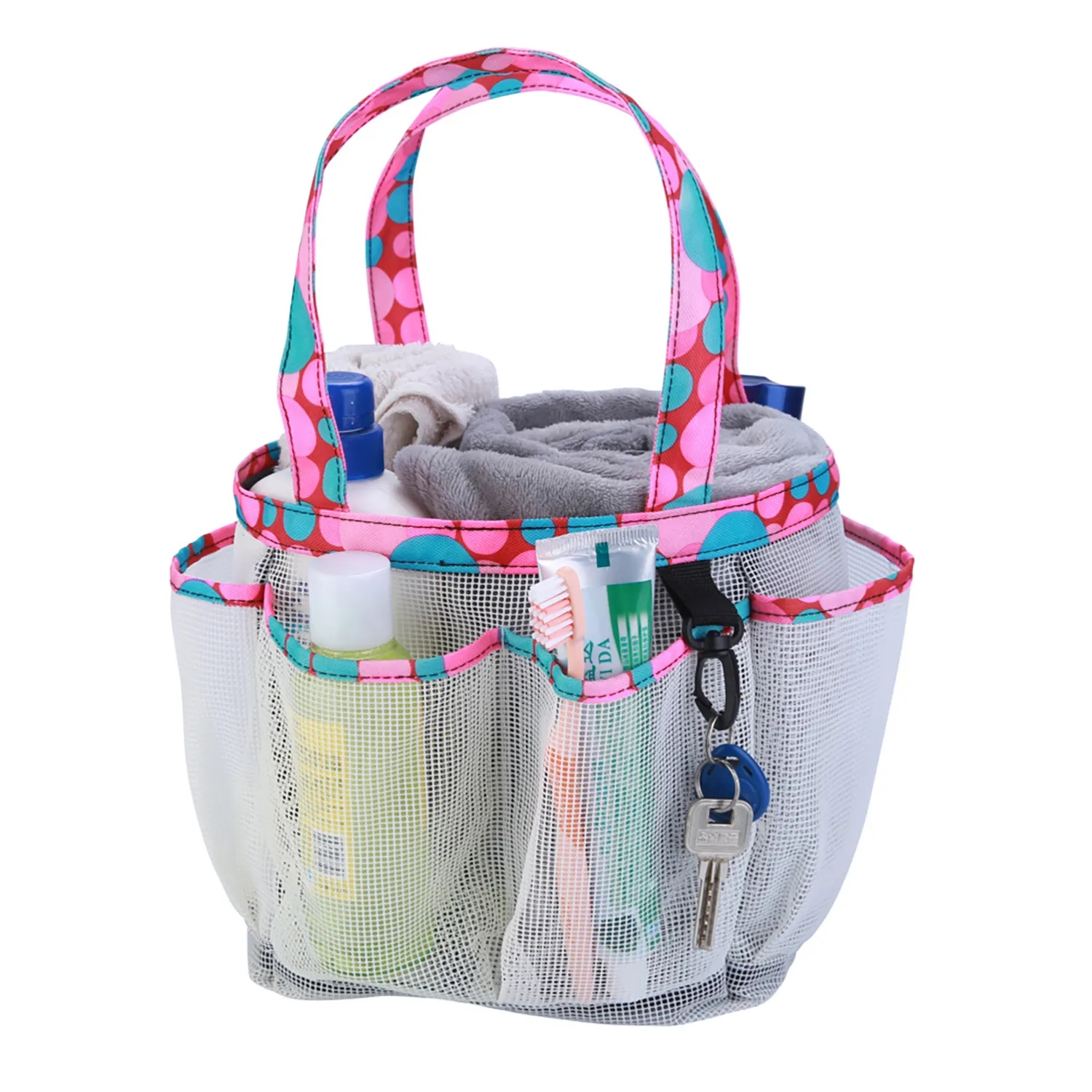 Handle Mesh Travel Wash Bag 4