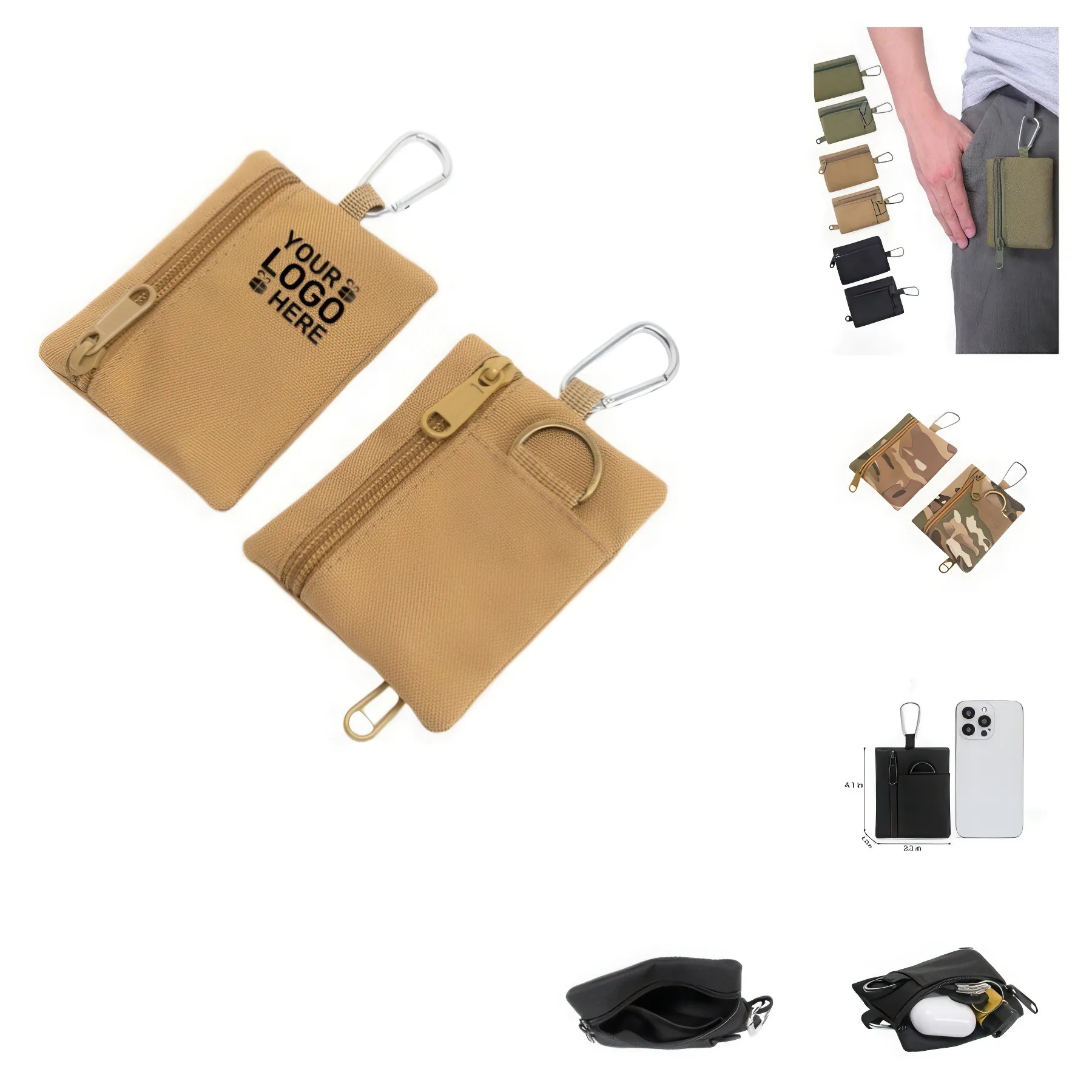 Mini Fishing Coin Earphone Wallet 1