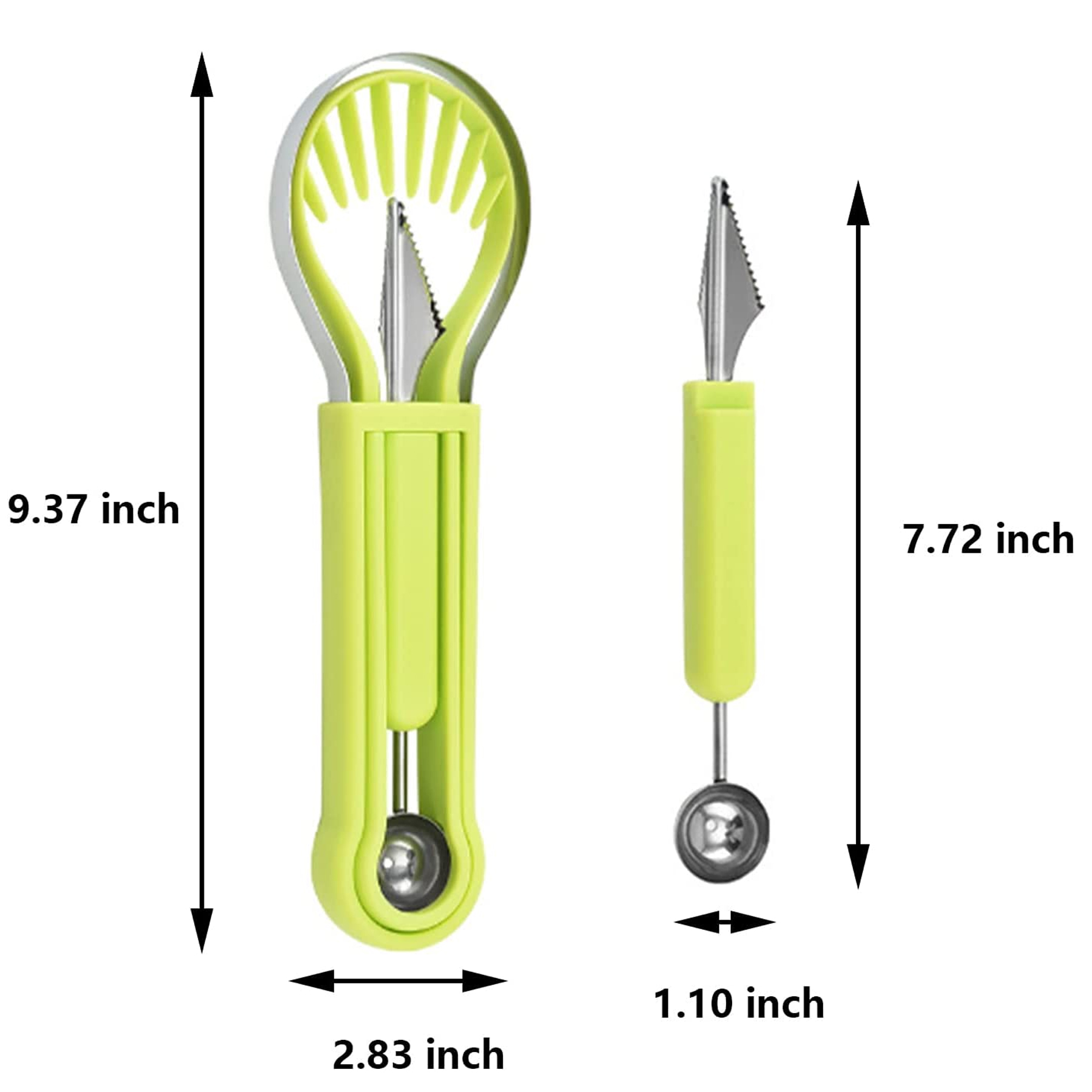 4 in 1 Melon Baller Scoop Set 2