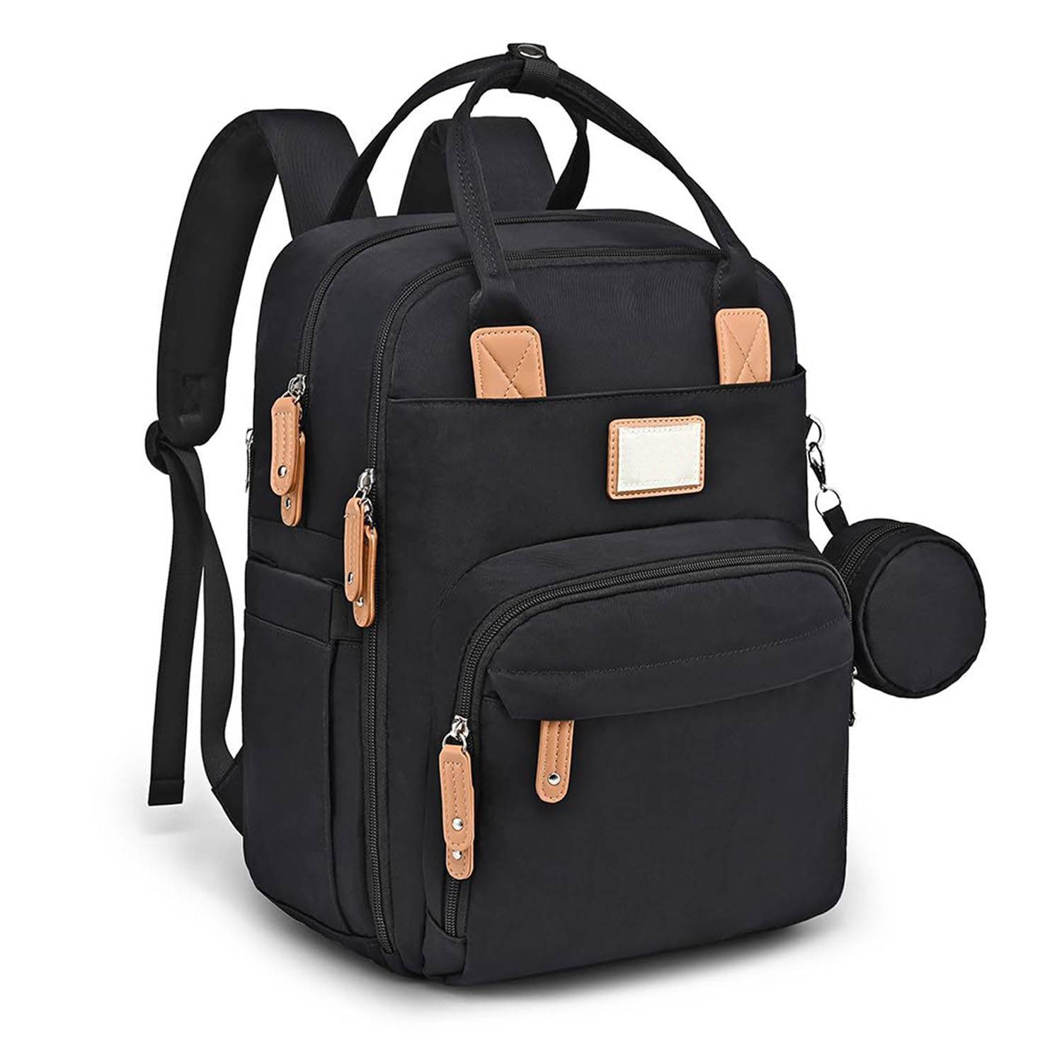 Waterproof Durable Travel Diaper Backpack w/ Multi-Pocket 4
