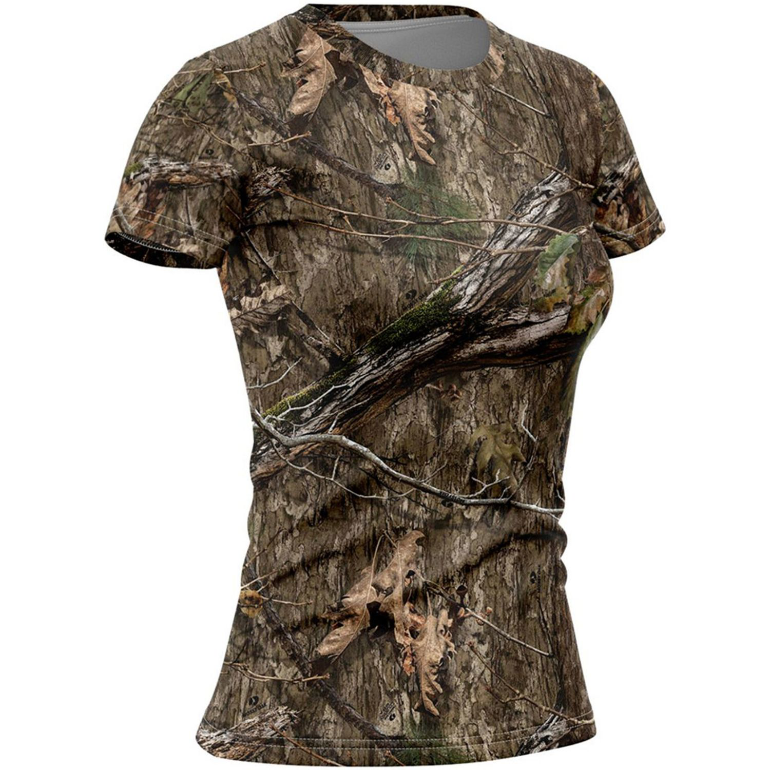 Mossy Oak® Women's 4.4 oz. Polyester Interlock Short Sleeve T-Shirt 3