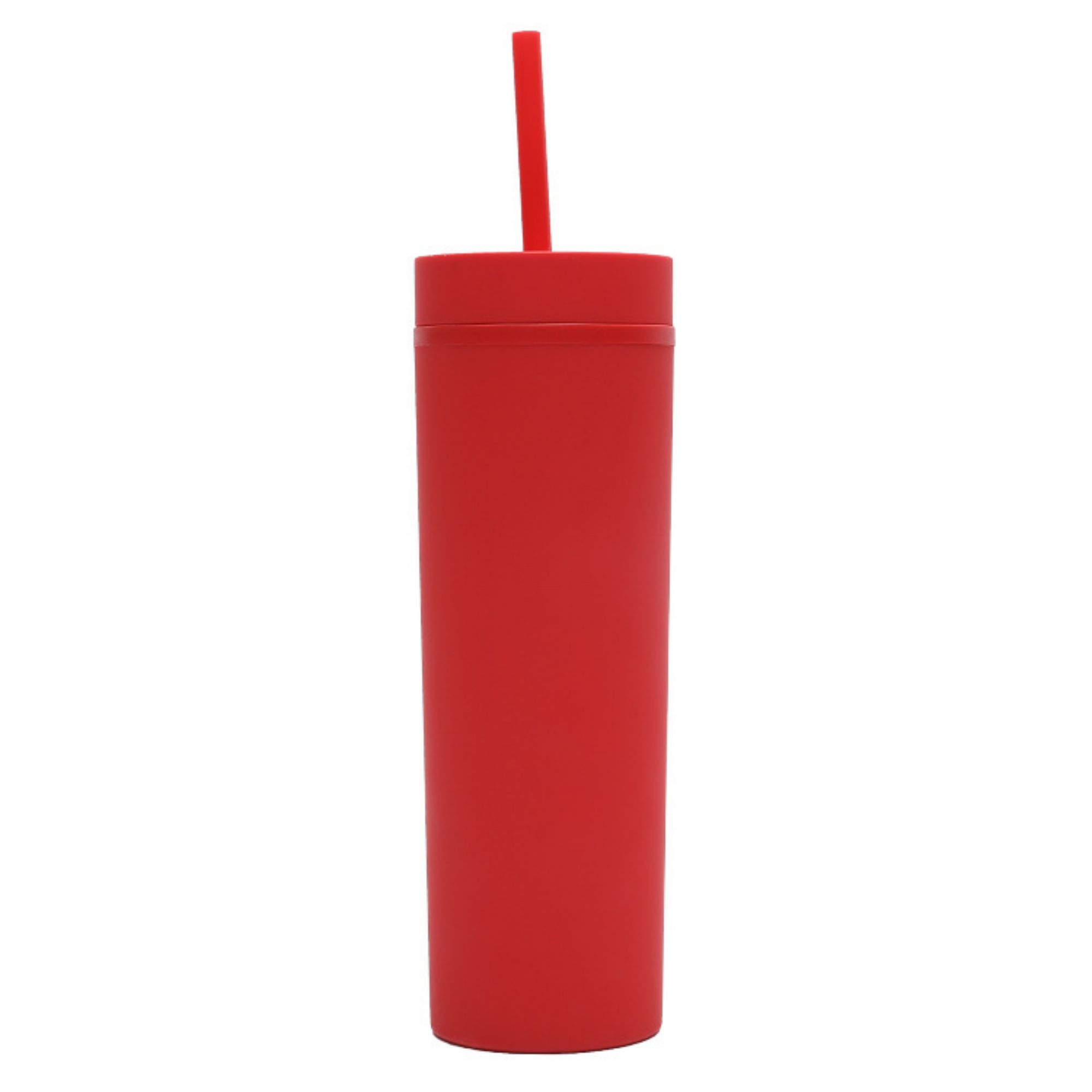 16 oz Solid Color Straw Cup 2