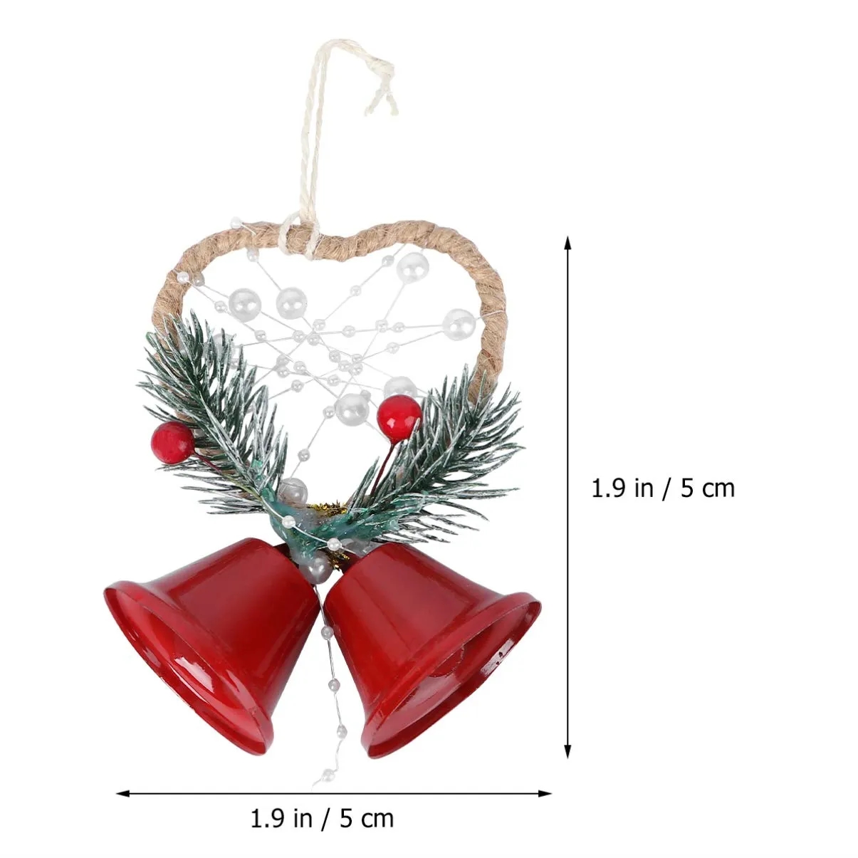 Christmas Bell Hanging Ornament Decorative 6